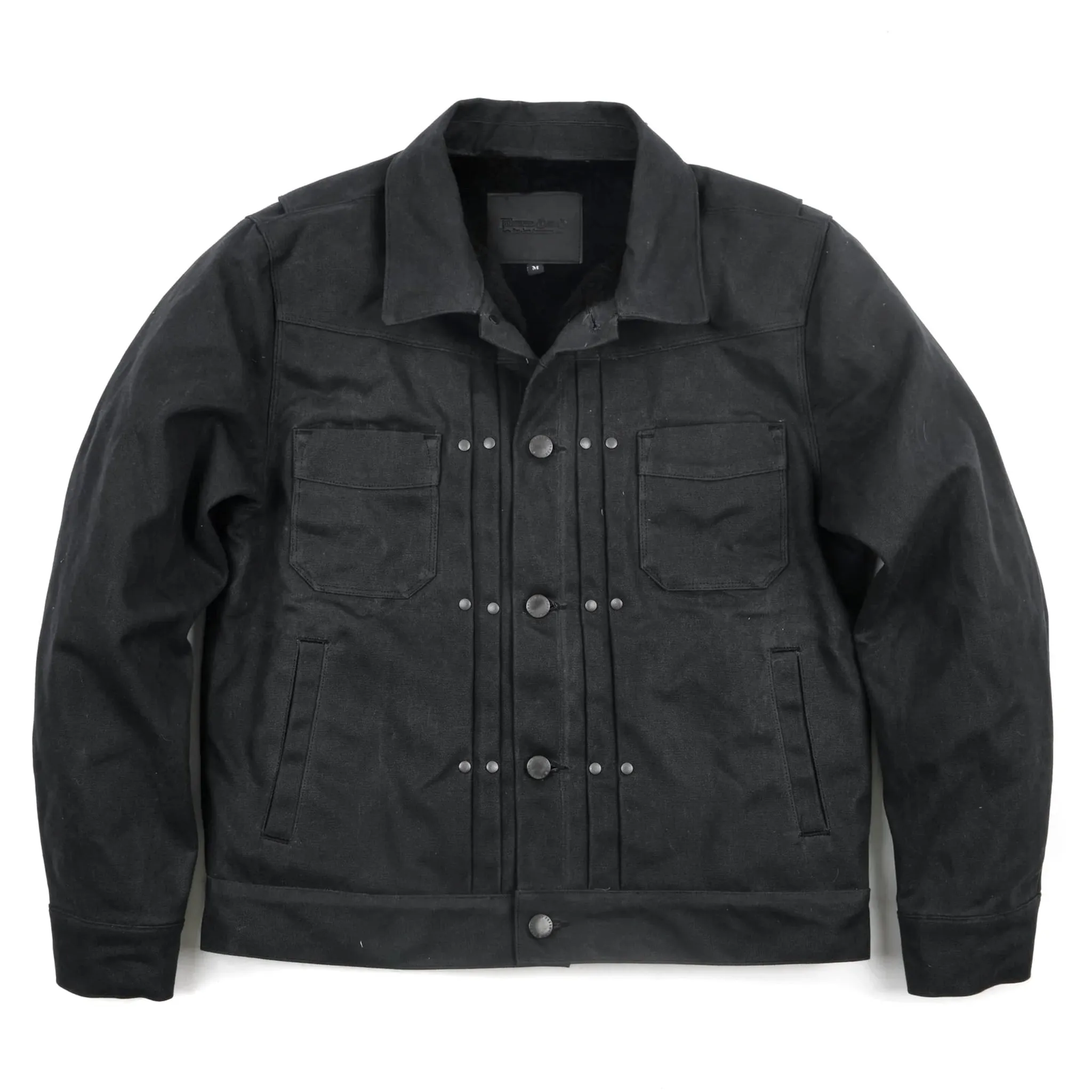 Riders Jacket Heavy Canvas - Black Alpaca sold by BlackBlue