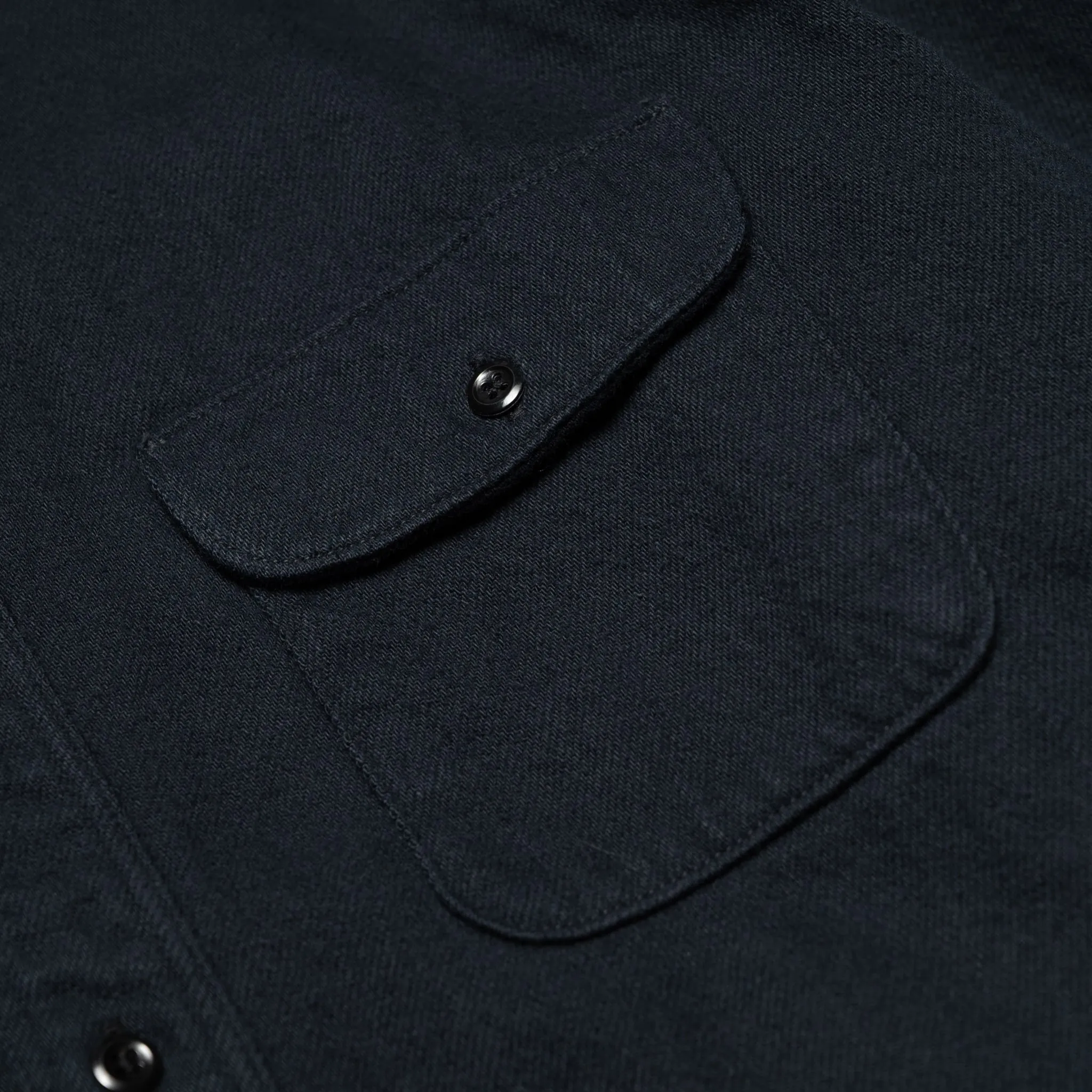 OC Relax Fit Heavyweight Flannel Shirt - Navy sold by BlackBlue product image thumbnail 4