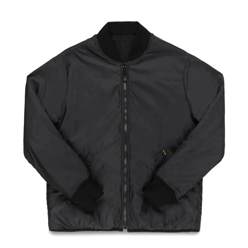 IHJ-157-BLK Reversible Fleece Jacket - Black made by Iron Heart