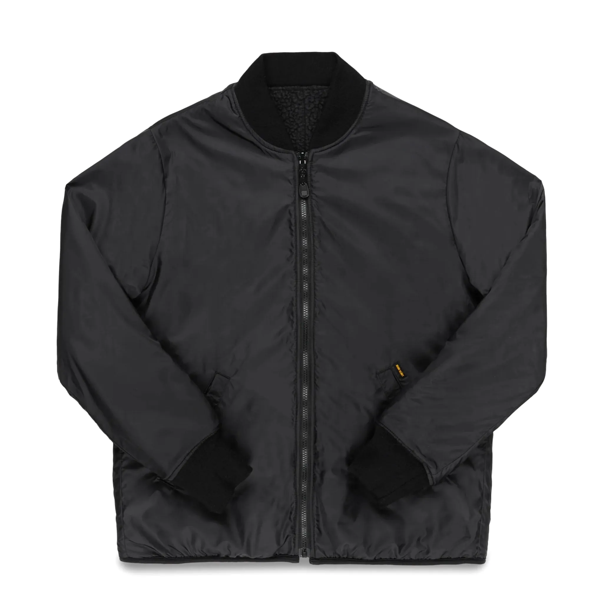 IHJ-157-BLK Reversible Fleece Jacket - Black sold by BlackBlue