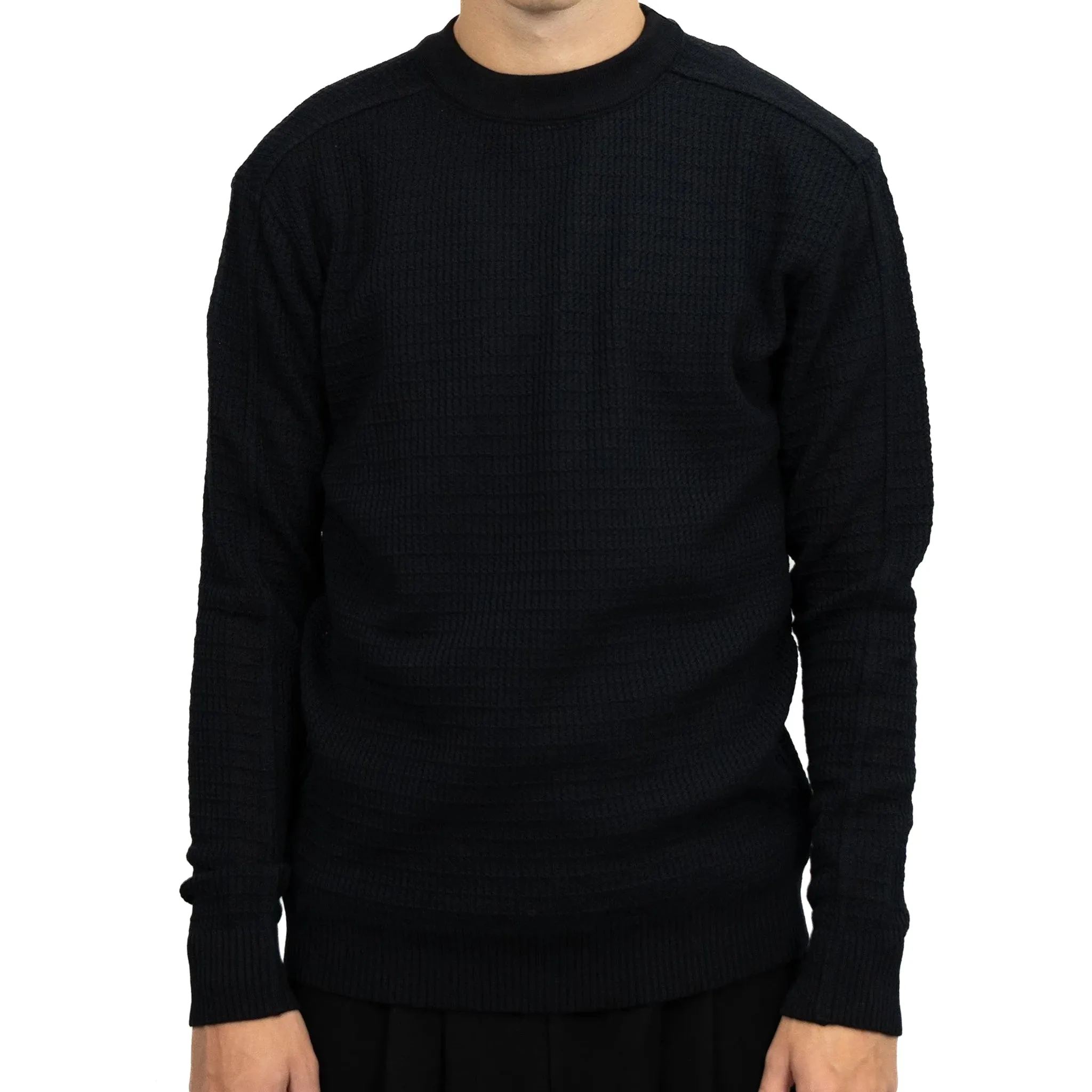 Roentgen-II Crew Neck - Navy sold by BlackBlue