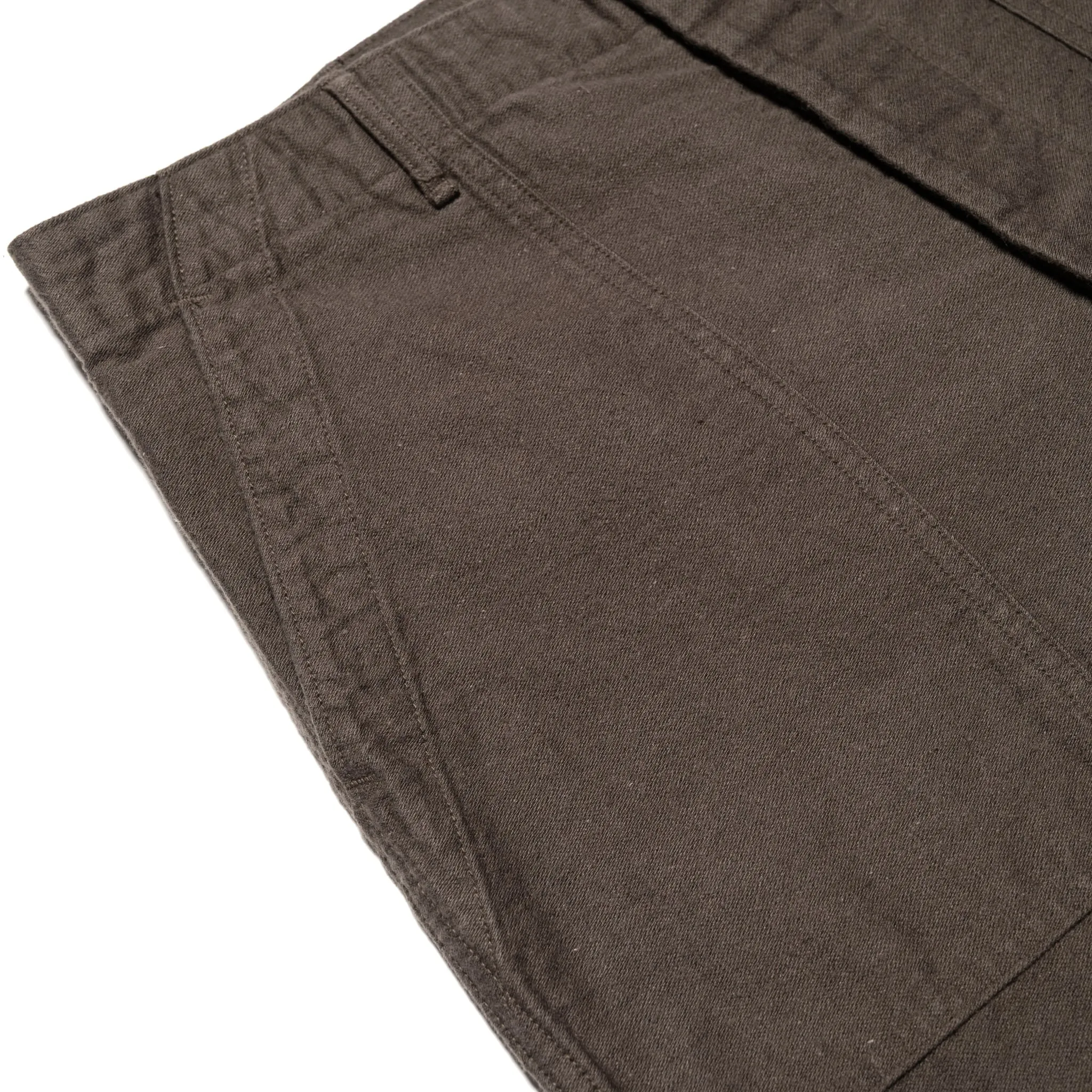 Relax Fit Cotton Linen Moleskin Fatigue Pants - Charcoal Grey sold by BlackBlue product image thumbnail 4