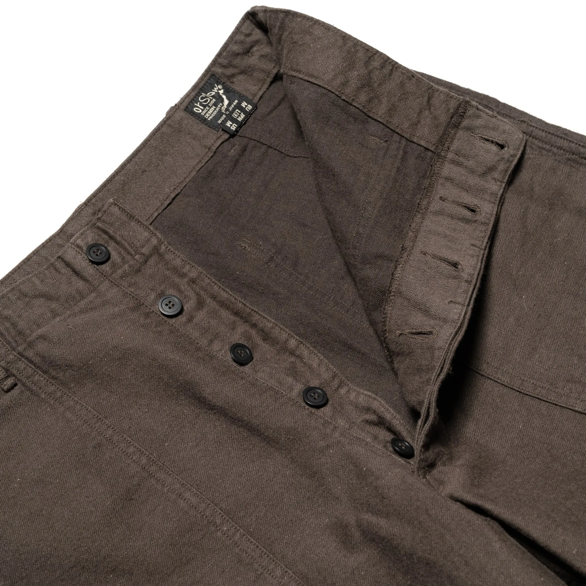 Relax Fit Cotton Linen Moleskin Fatigue Pants - Charcoal Grey sold by BlackBlue product image thumbnail 5