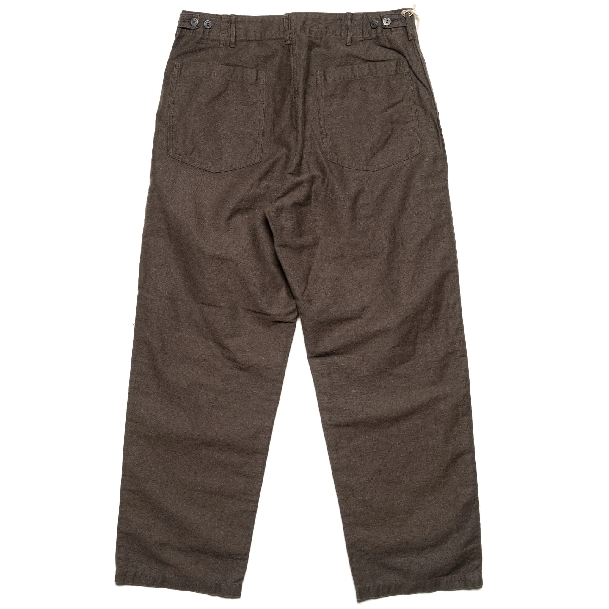 Relax Fit Cotton Linen Moleskin Fatigue Pants - Charcoal Grey sold by BlackBlue product image thumbnail 2