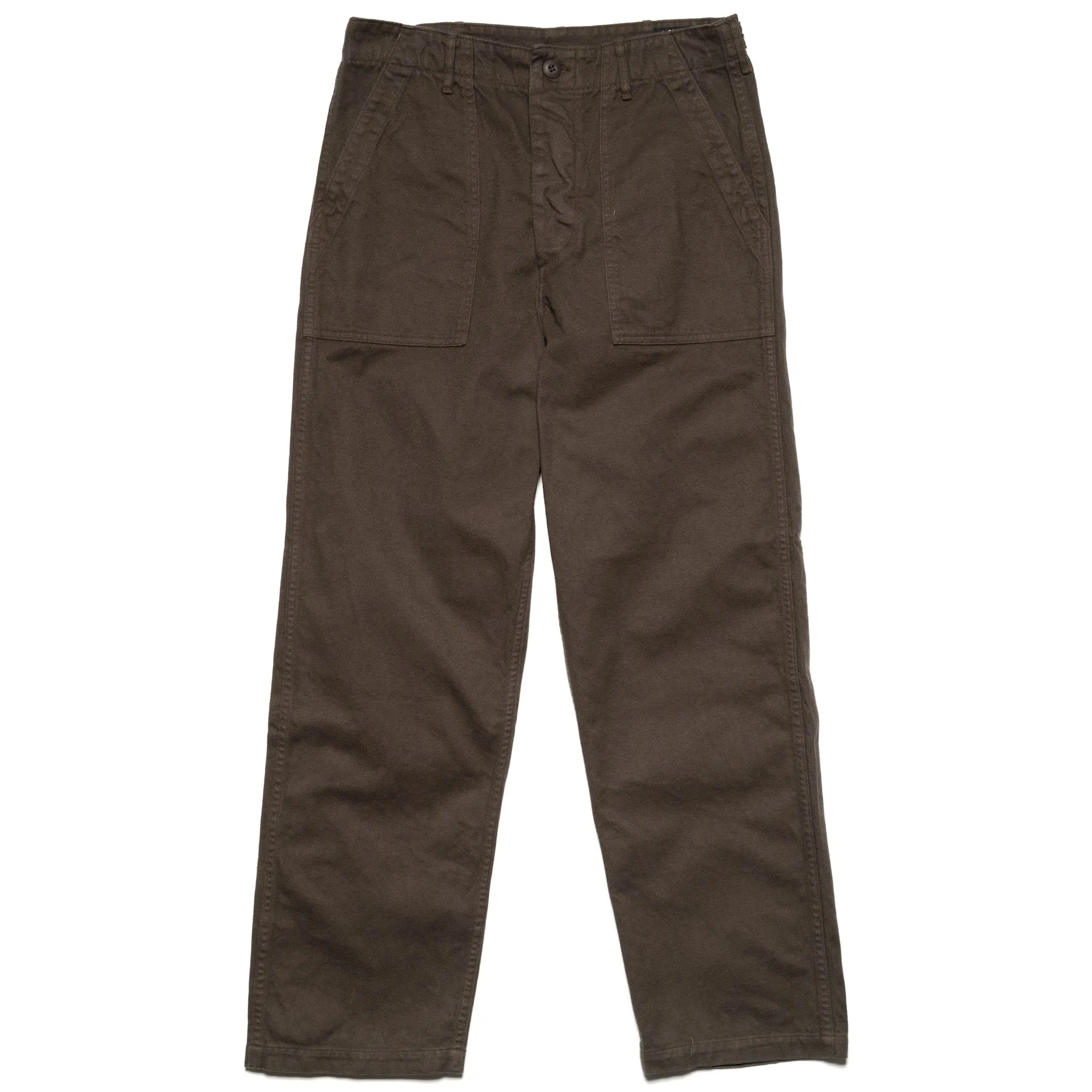 Regular Fit US Army Fatigue Pants Brushed Flannel - Coffee Brown sold by BlackBlue