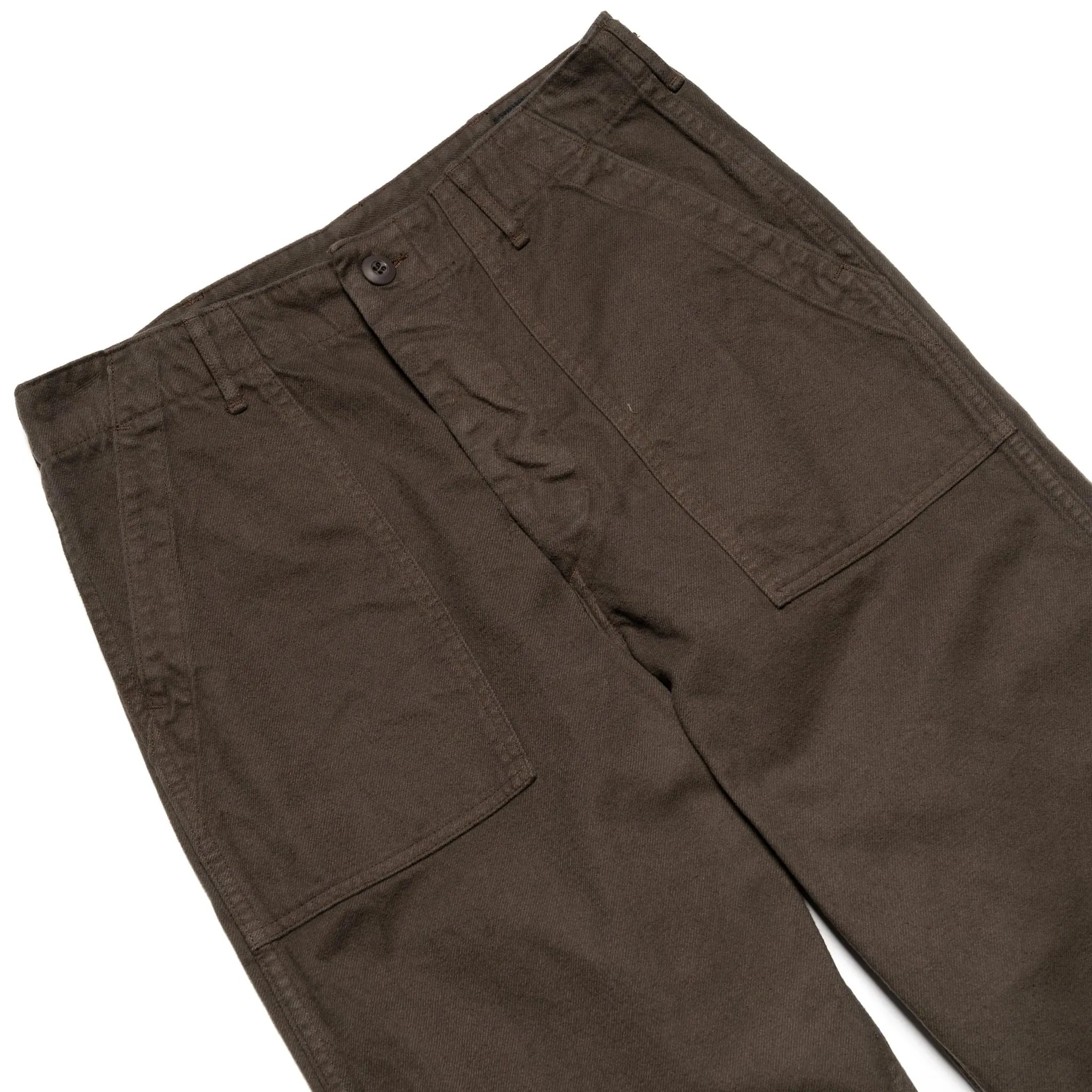 Regular Fit US Army Fatigue Pants Brushed Flannel - Coffee Brown sold by BlackBlue product image thumbnail 3