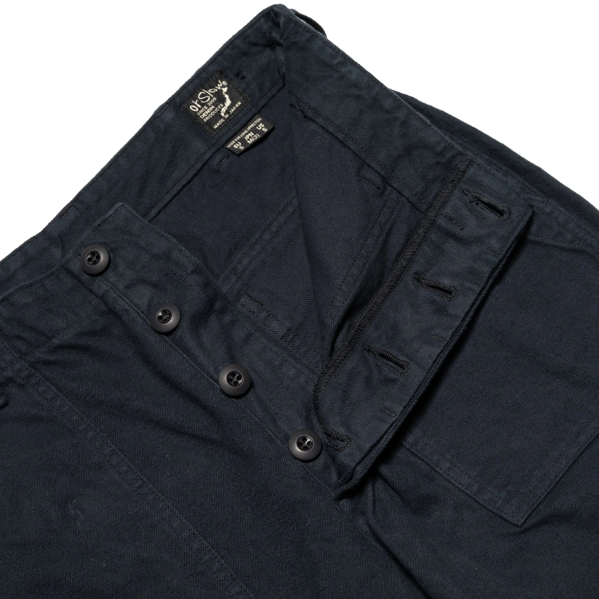 Regular Fit US Army Fatigue Pants Brushed Flannel - Dark Navy sold by BlackBlue product image thumbnail 4