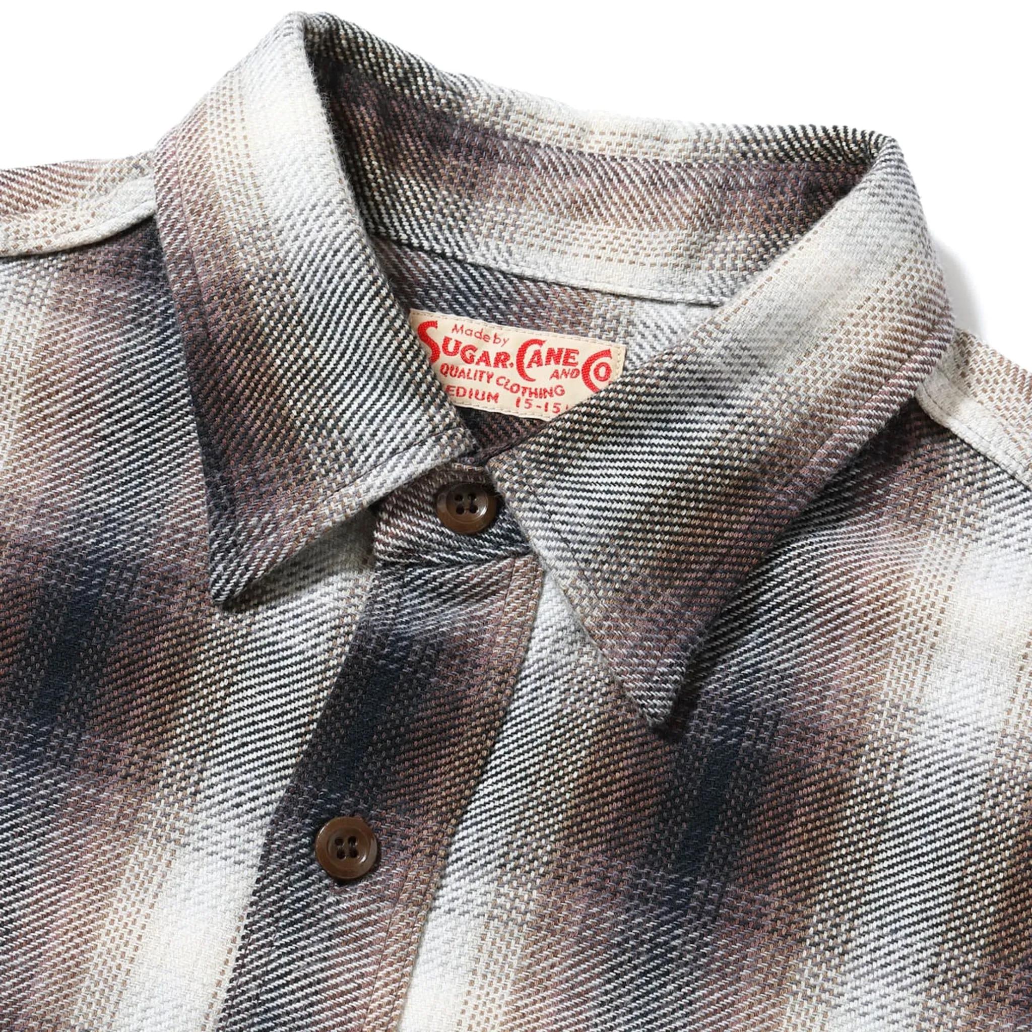 SC29561 Twill Check Work Shirt - Brown sold by BlackBlue product image thumbnail 3
