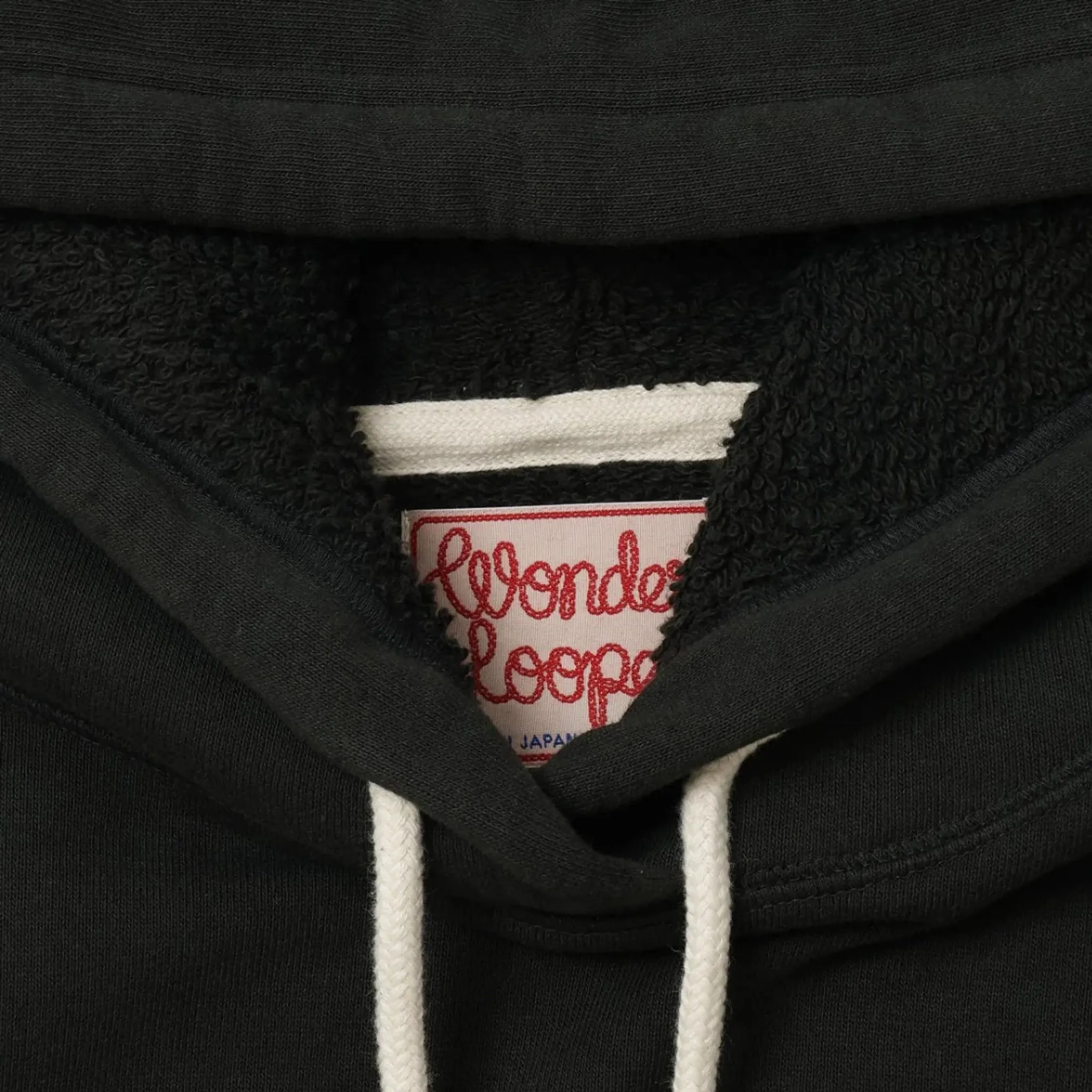 Pullover Hoodie - Super Looper French Terry - Sumi Black sold by BlackBlue product image thumbnail 3