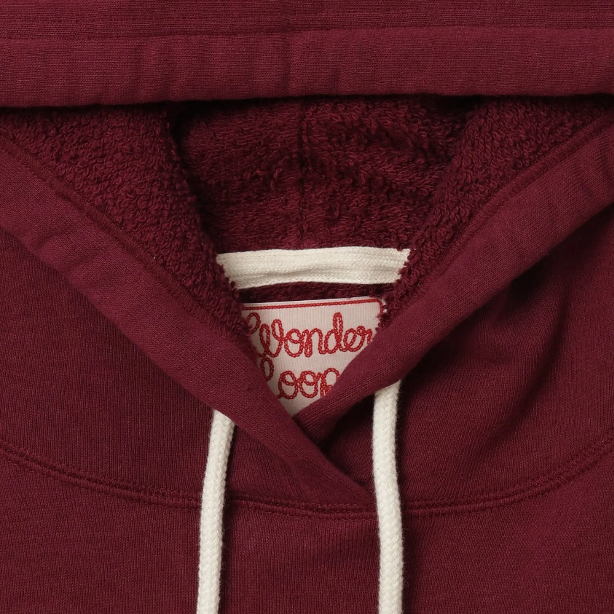 Pullover Hoodie - Super Looper French Terry - Burgundy sold by BlackBlue product image thumbnail 3