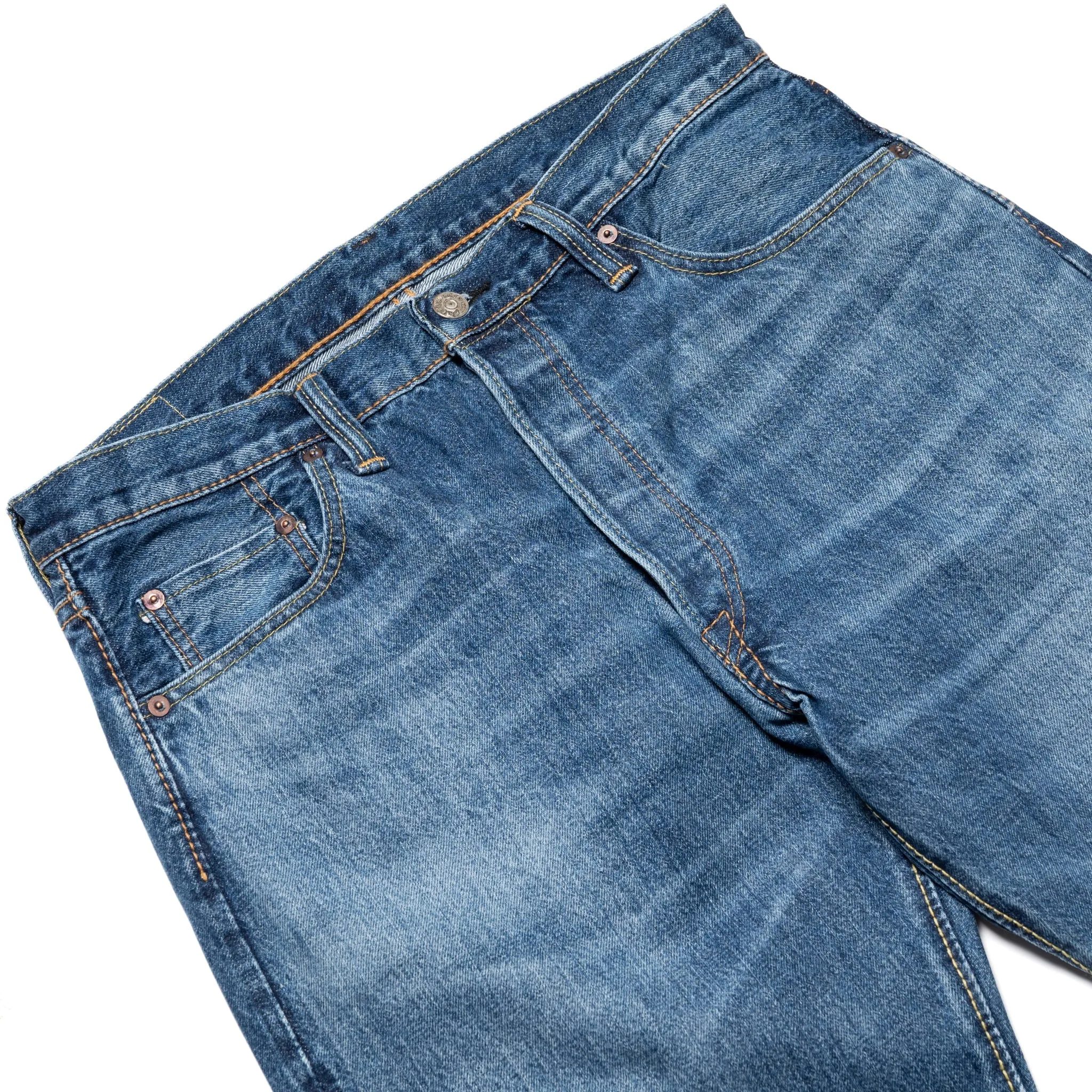 USED-003-ID Regular Straight 14oz Selvedge Denim - Used Wash sold by BlackBlue product image thumbnail 4