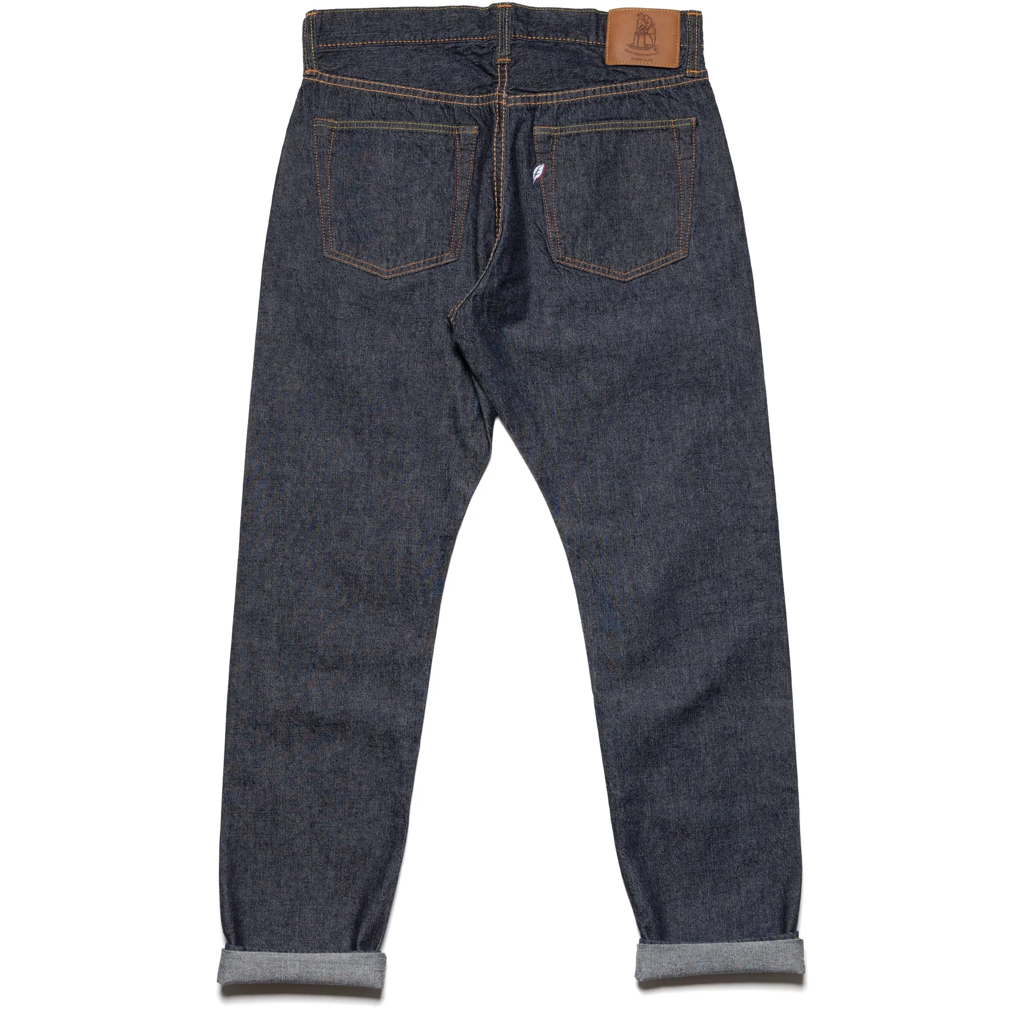 1182-019 10oz Selvedge Denim Relaxed Tapered - Indigo x Natural White sold by BlackBlue product image thumbnail 3