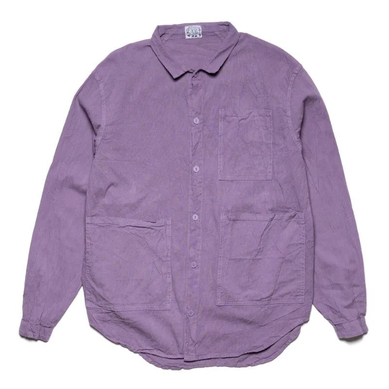 457 Frock Shirt Cotton Pyjama - Purple Logwood made by Tender