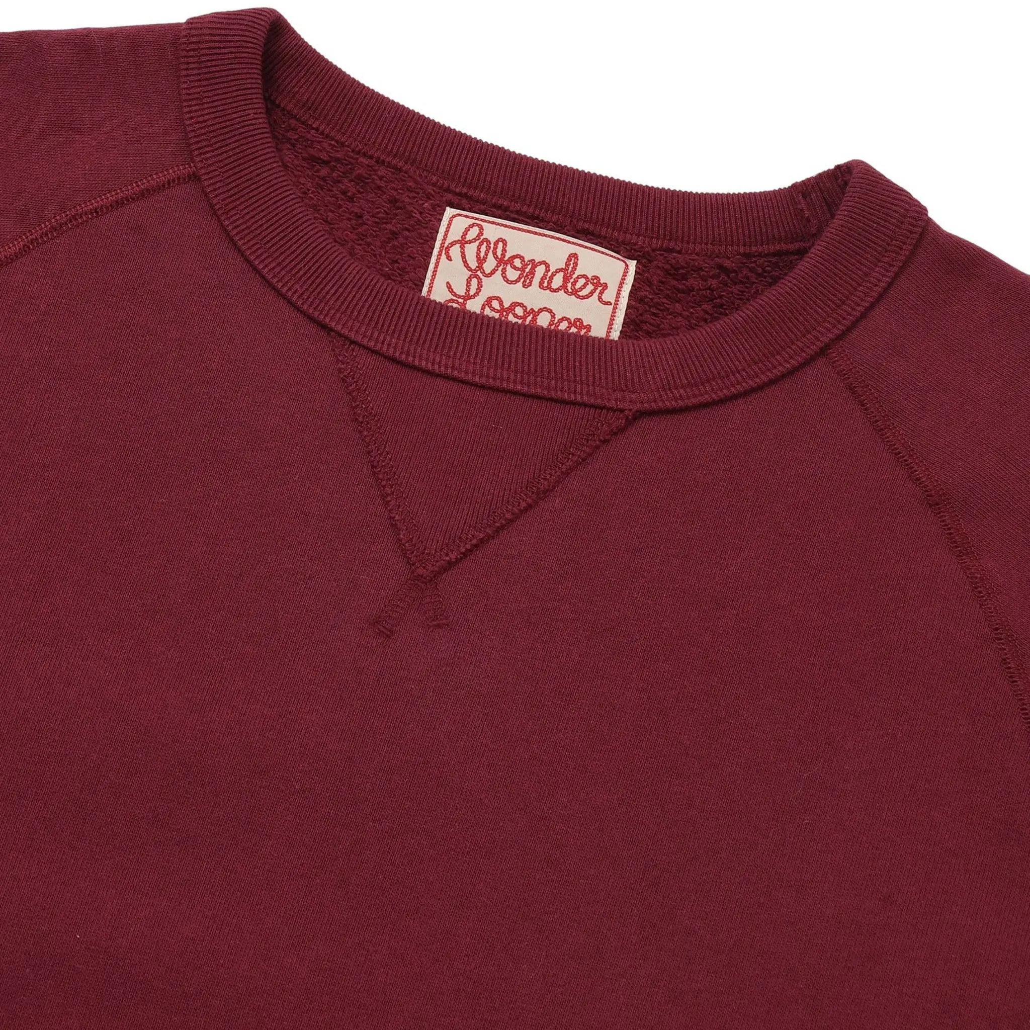Pullover Crewneck Super Looper French Terry - Burgundy sold by BlackBlue product image thumbnail 3