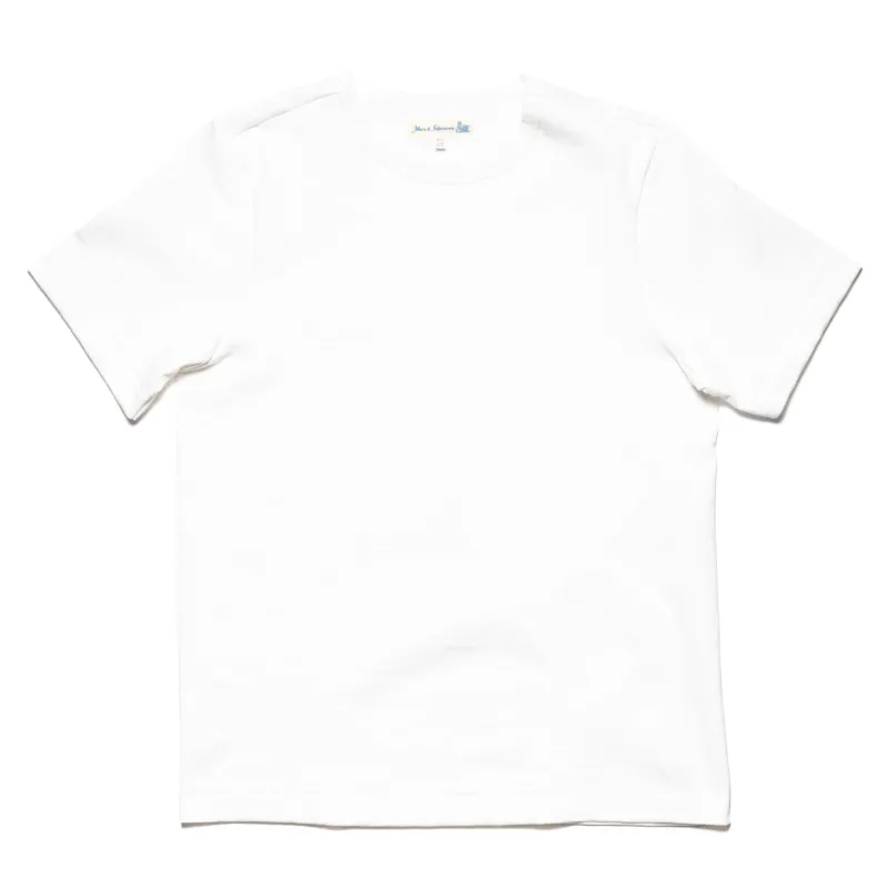 2S14.01 Loopwheeled Relaxed Fit Heavyweight T-Shirt - White made by Merz B. Schwanen