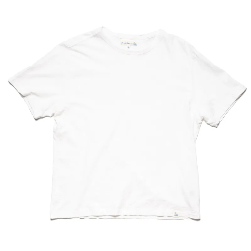 SCT04.01 Slub Pima Cotton T-Shirt - White made by Merz B. Schwanen