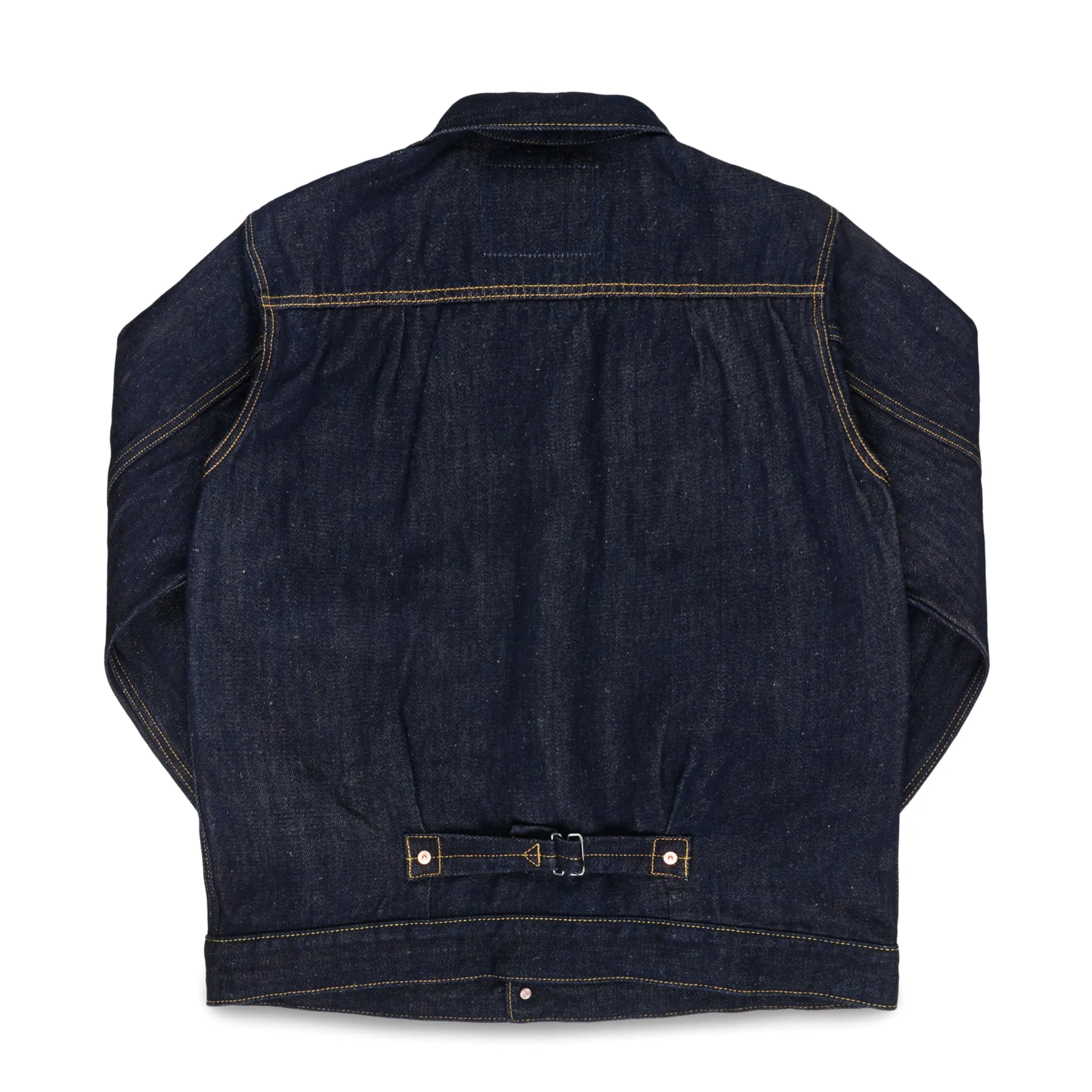 IHJ-163-IND 14oz Cotton/Linen Denim Type II Jacket - Indigo sold by BlackBlue product image thumbnail 2