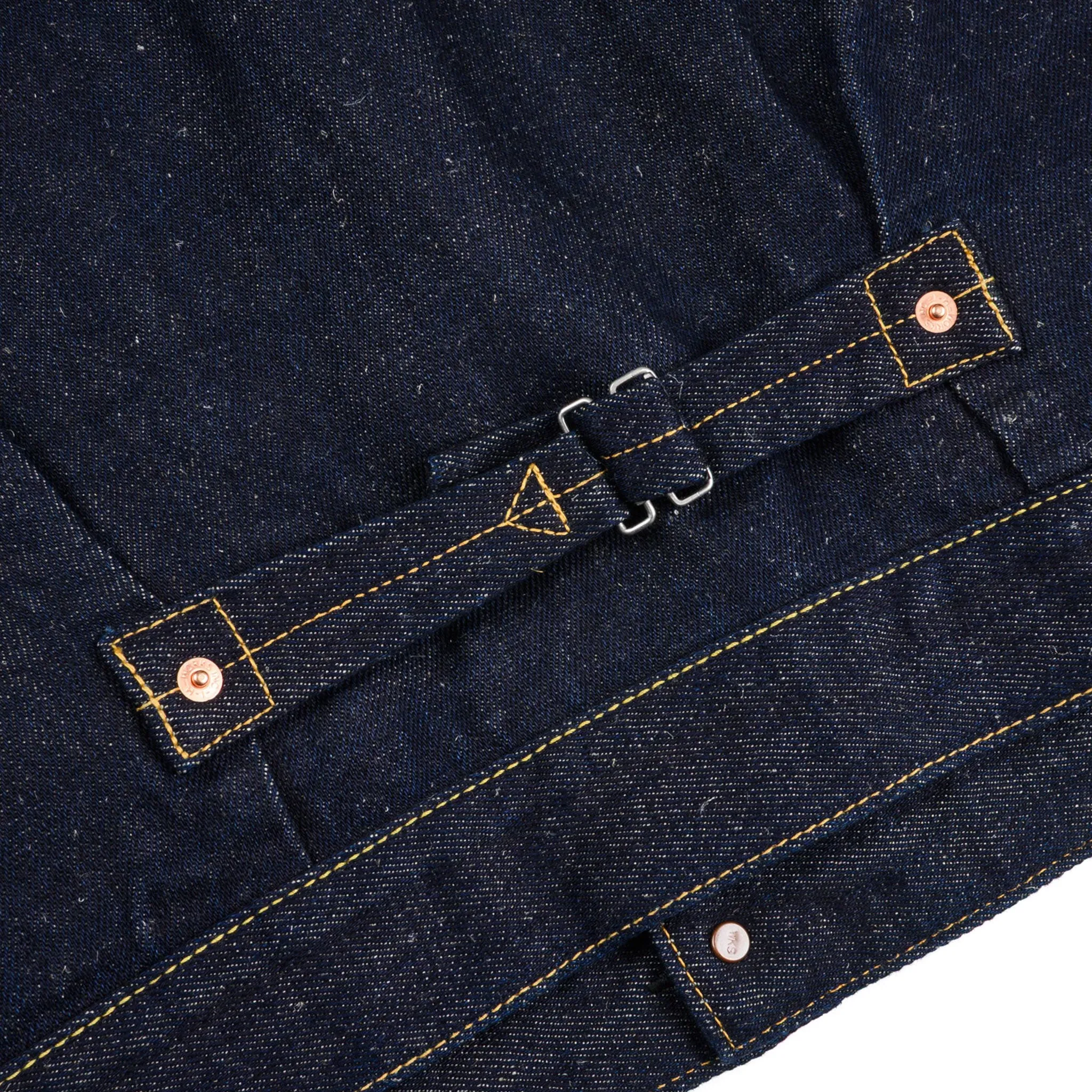 IHJ-163-IND 14oz Cotton/Linen Denim Type II Jacket - Indigo sold by BlackBlue product image thumbnail 3