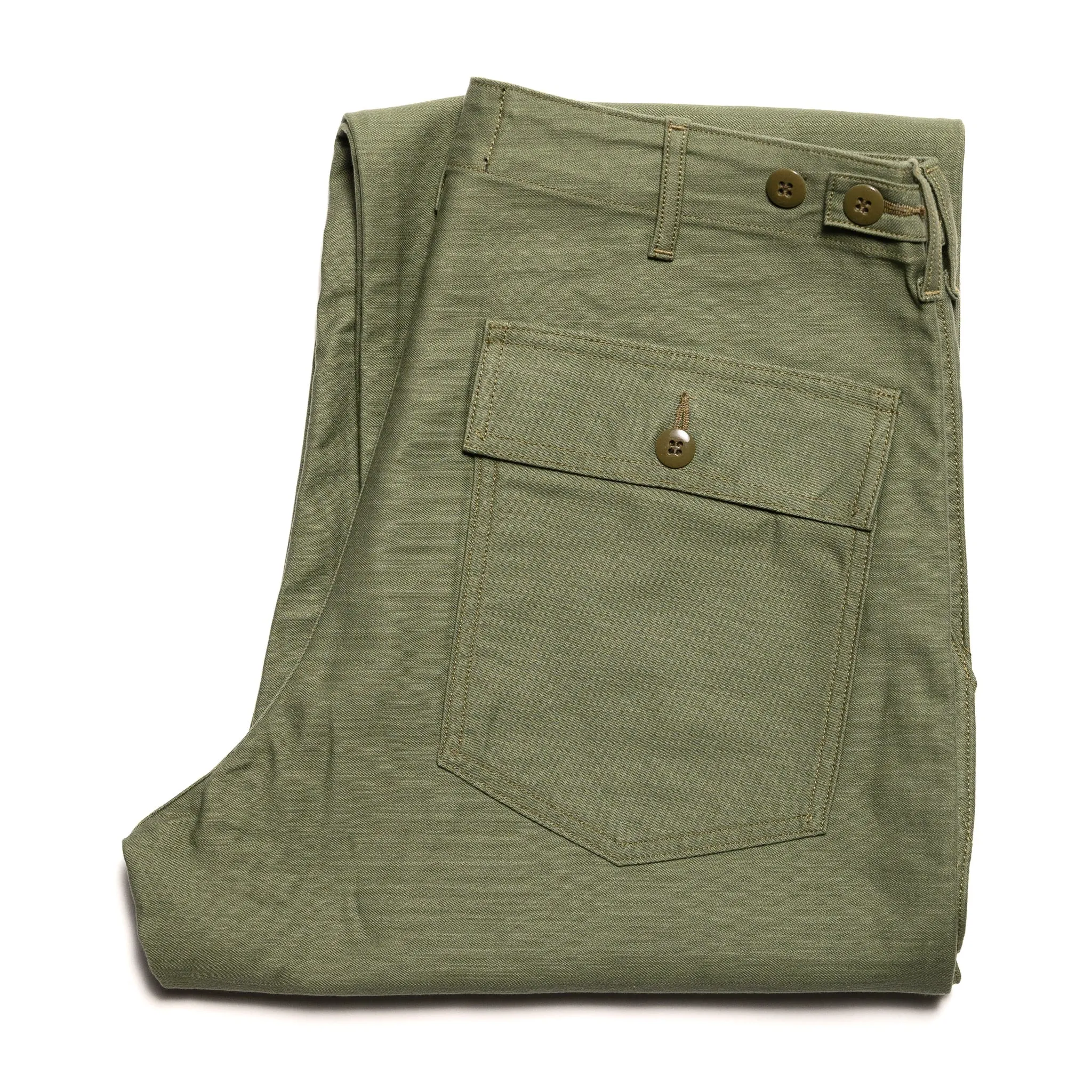 1898 Baker Pants - Army Green sold by BlackBlue