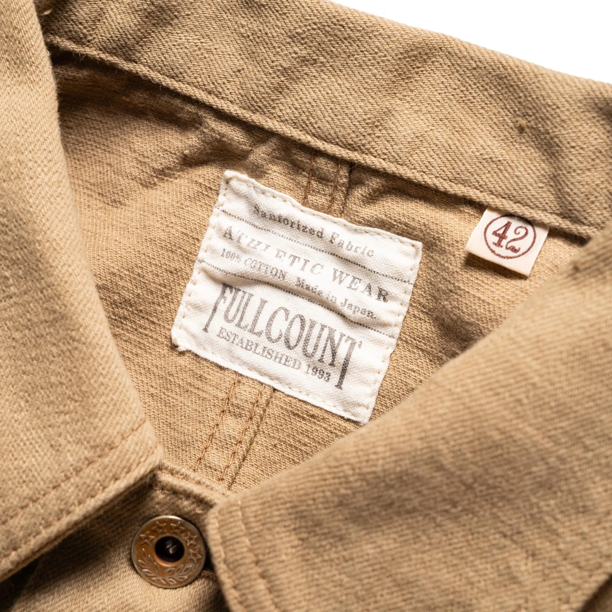 2015BE Chore Jacket Beige Denim sold by BlackBlue product image thumbnail 4