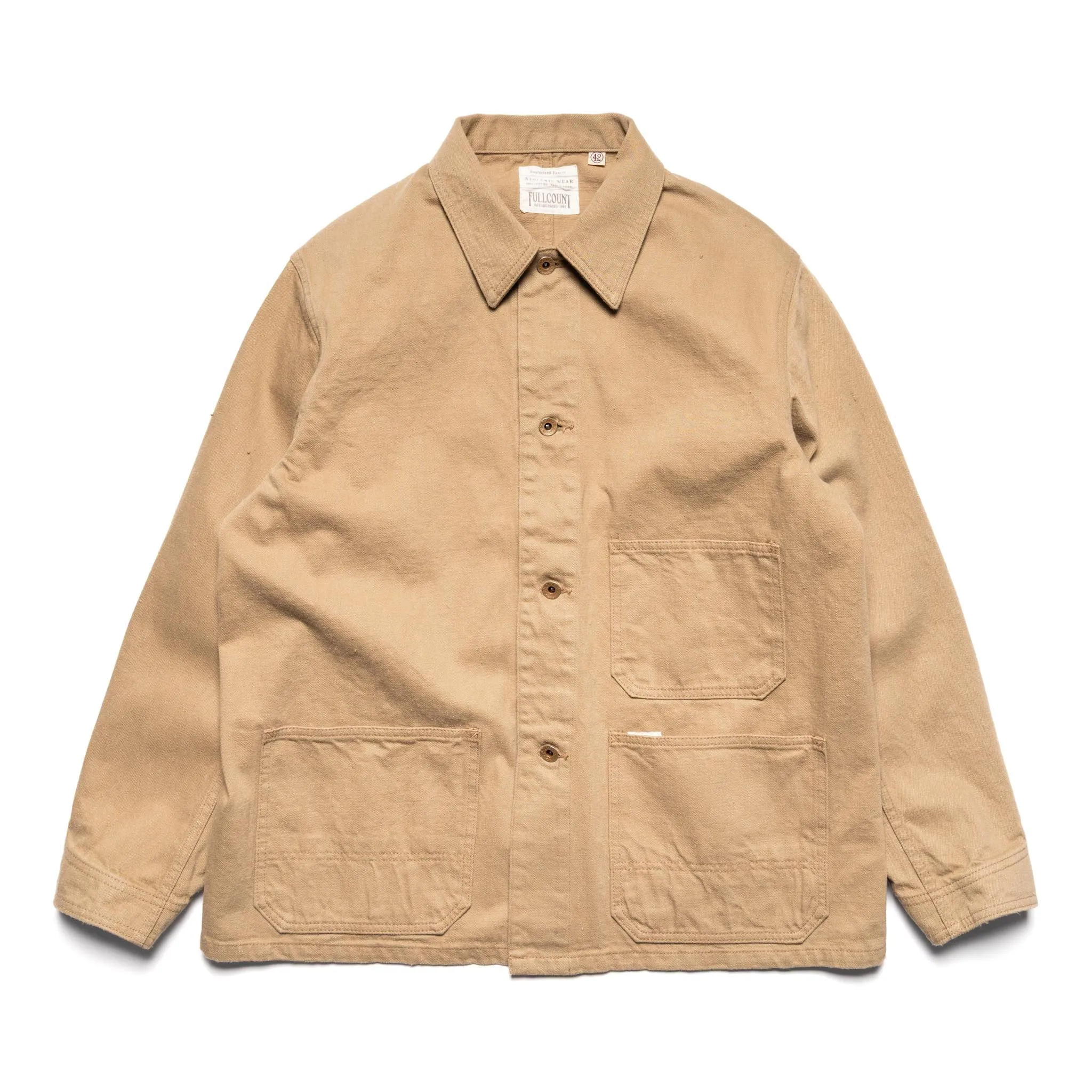 2015BE Chore Jacket Beige Denim sold by BlackBlue