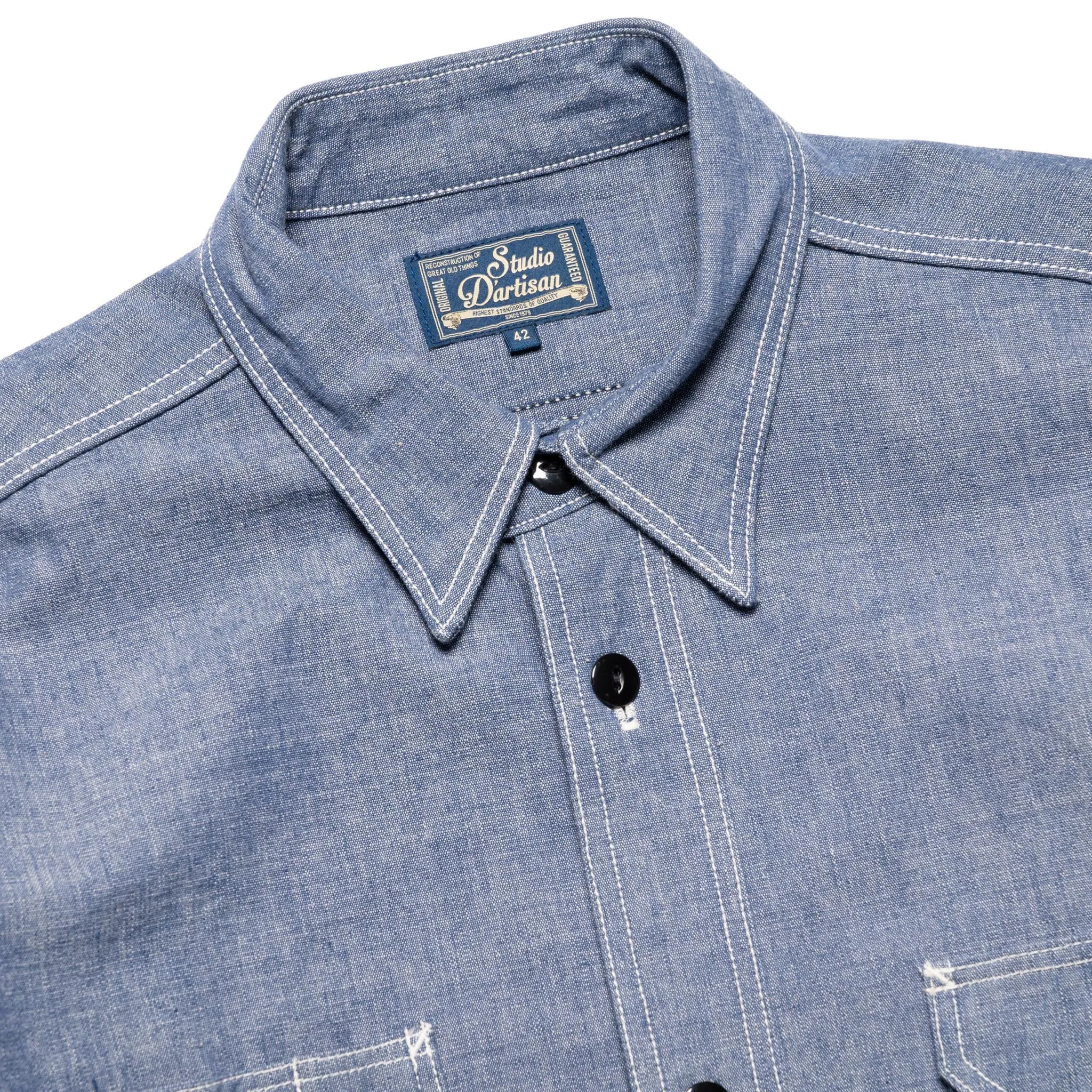 5333A Selvedge Chambray Work Shirt sold by BlackBlue product image thumbnail 3