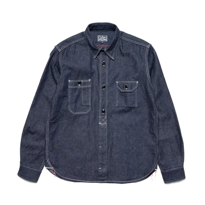 5333B 11oz Selvedge Denim Work Shirt made by Studio D'Artisan