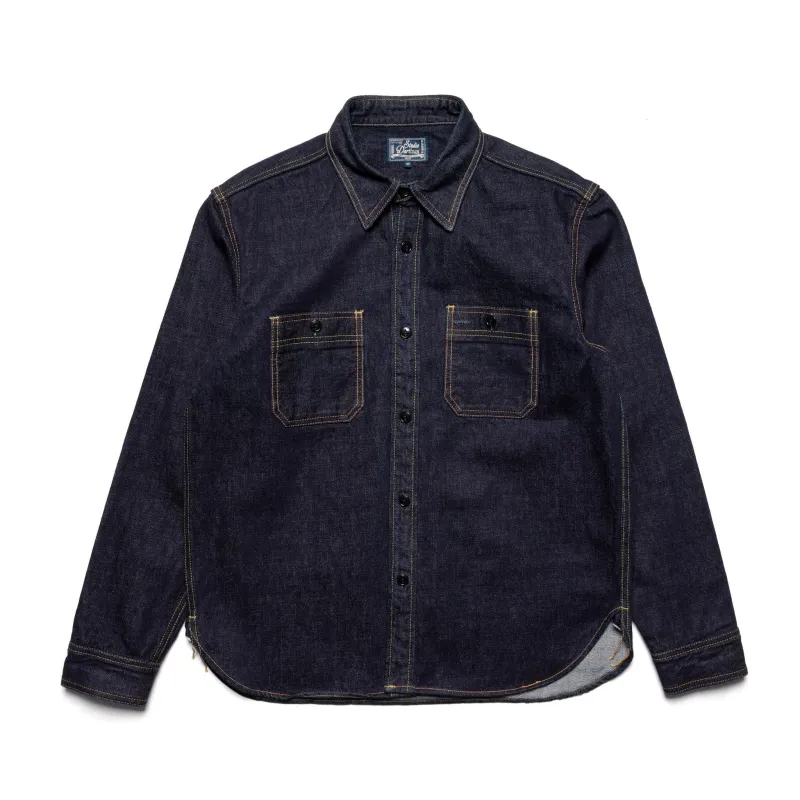D5335s 14oz Selvedge Denim Work Shirt made by Studio D'Artisan