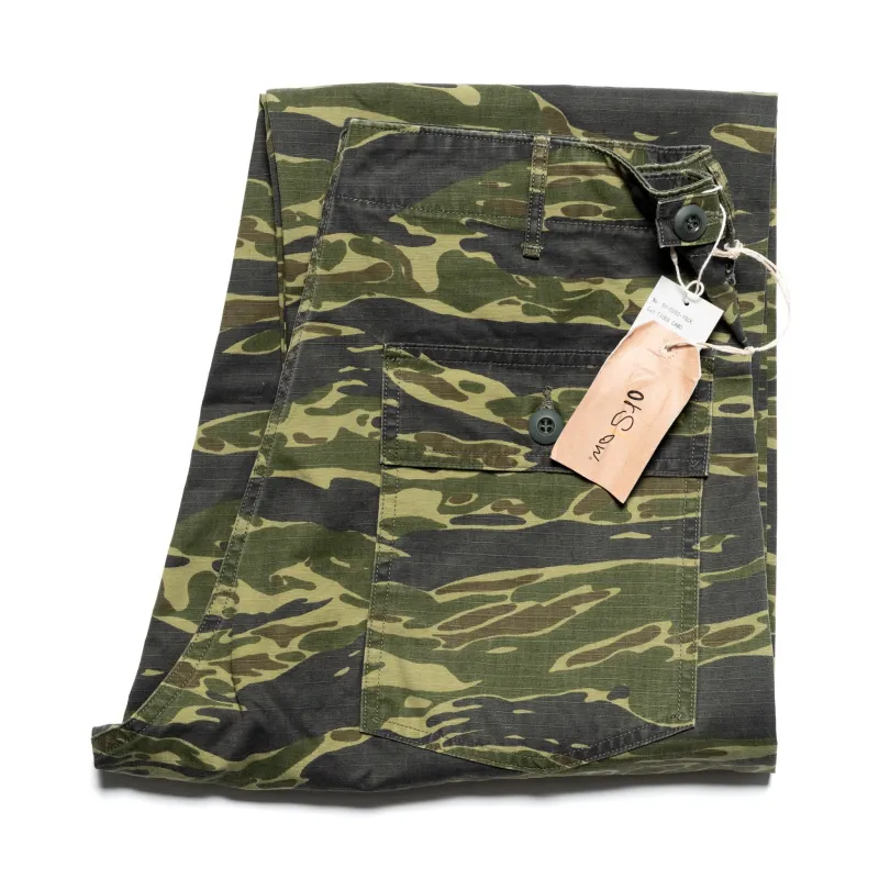 U.S. Army Fatigue Pants (Regular Fit) - Tiger Camo made by orSlow