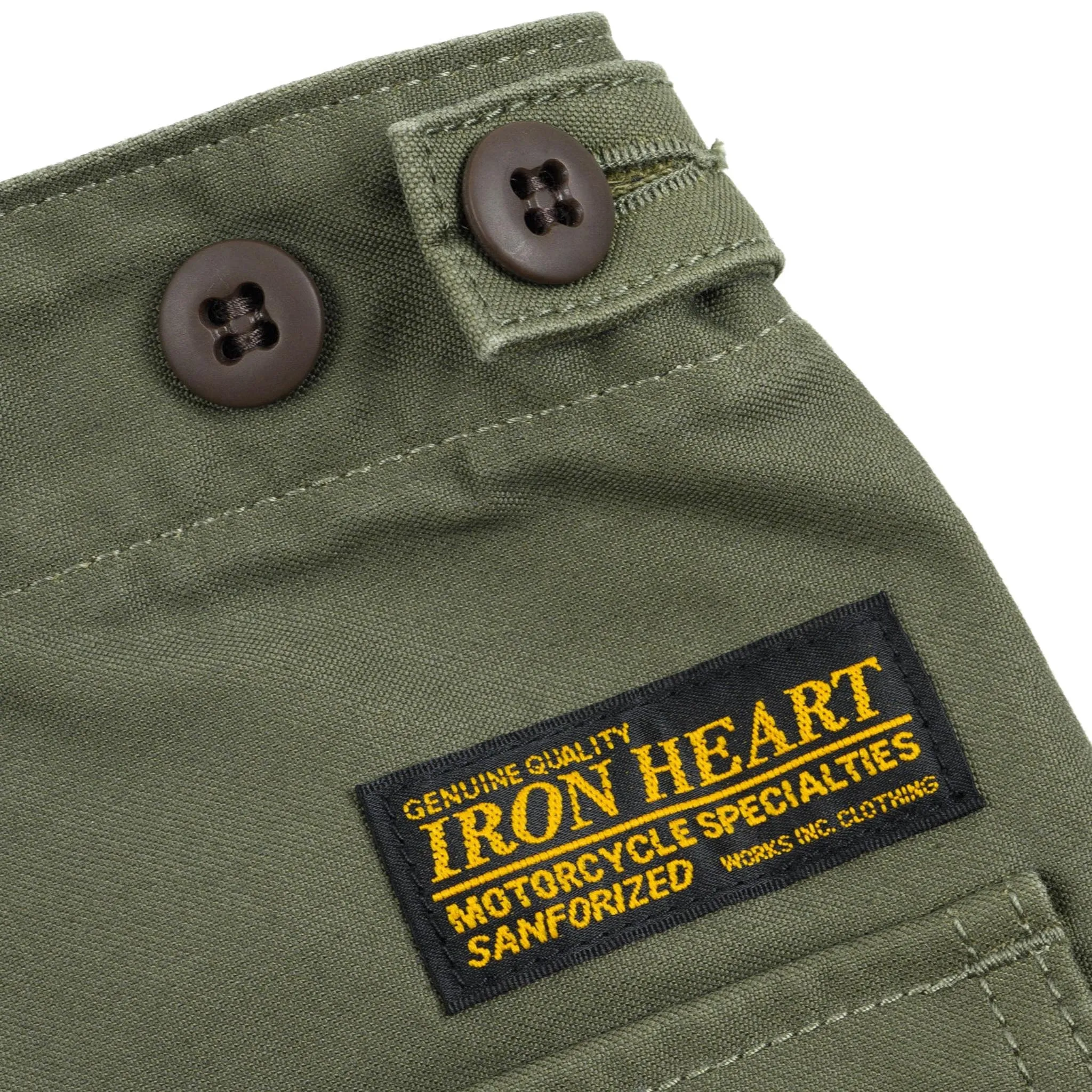 IH-744-GRN 10oz Back Sateen Baker Pants - Army Green sold by BlackBlue product image thumbnail 5