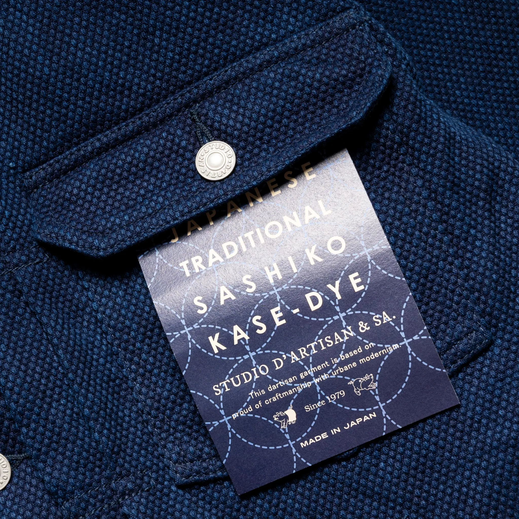 4619 "Kasezome" Indigo Sashiko Type 2 Selvedge Jacket sold by BlackBlue product image thumbnail 5