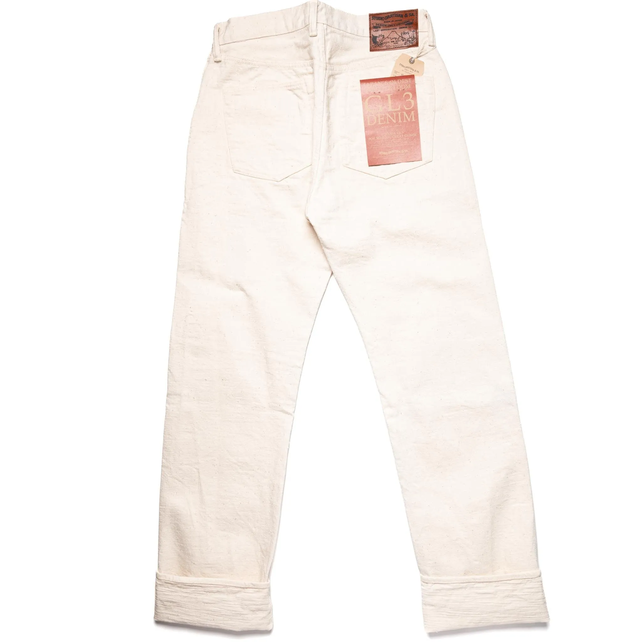 SD-1001E Ecru GL3 15oz Slub Selvedge Denim - Regular Straight sold by BlackBlue product image thumbnail 3