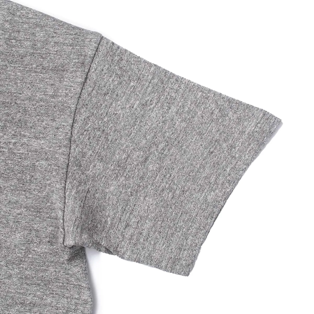 IHT-1610L-LGR - 6.5oz Loopwheel Crew Neck T-Shirt With Longer Body - Light Heather Gray sold by BlackBlue product image thumbnail 3