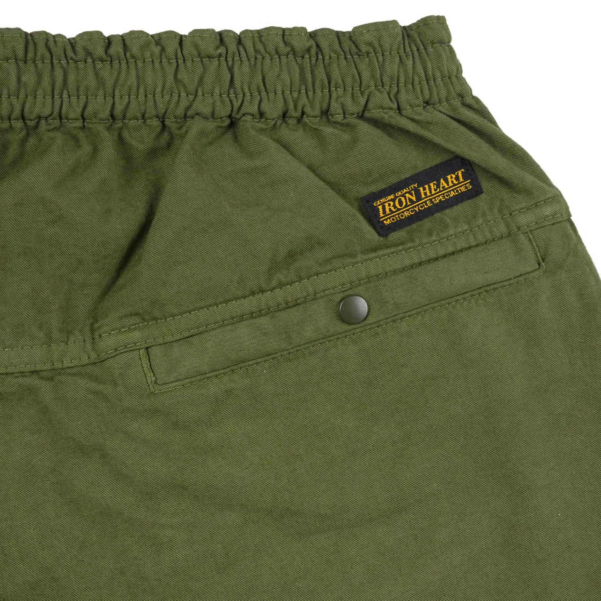 IH-729-OLV Cotton Easy Shorts - Olive sold by BlackBlue product image thumbnail 3