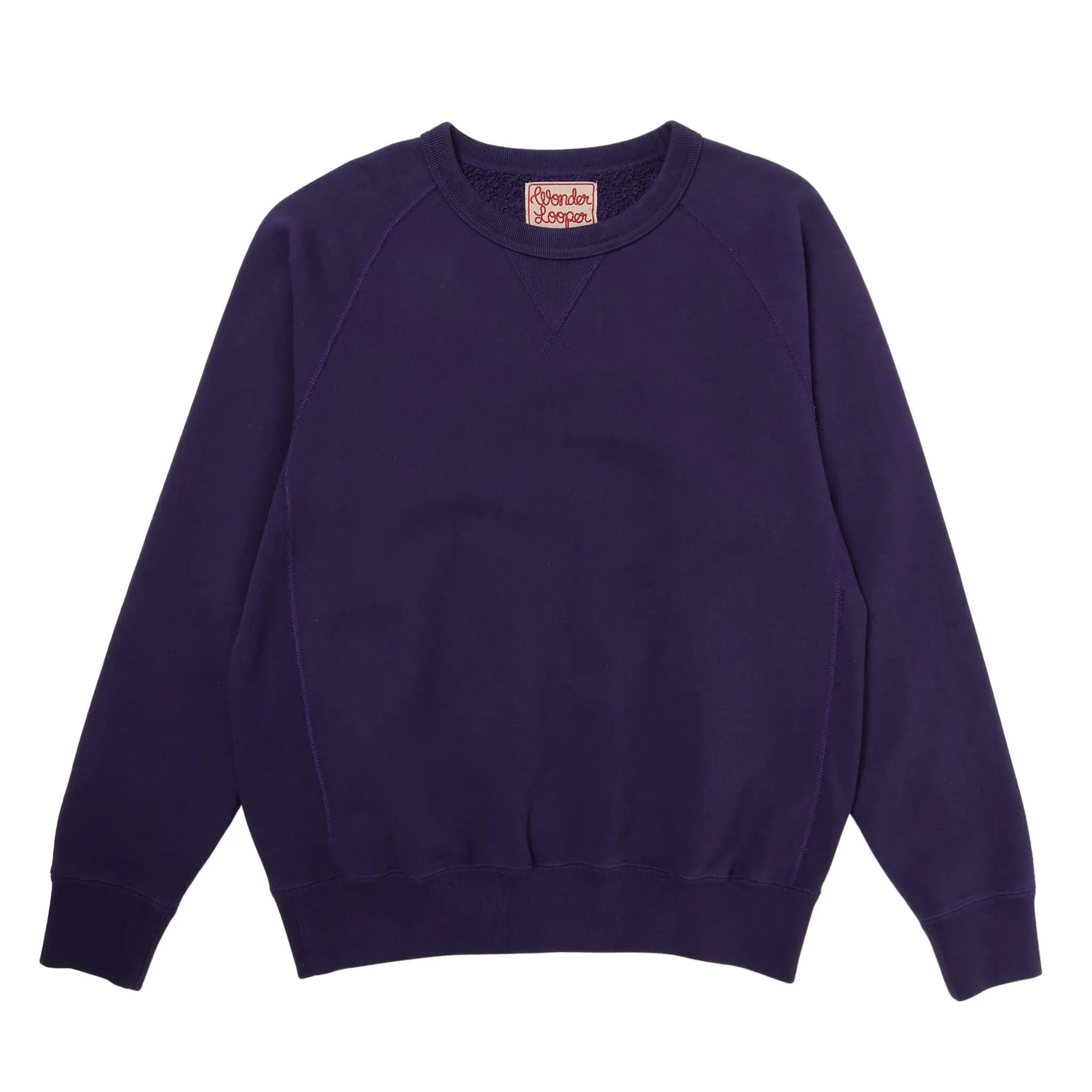 Pullover Crewneck Super Looper French Terry - Purple sold by BlackBlue