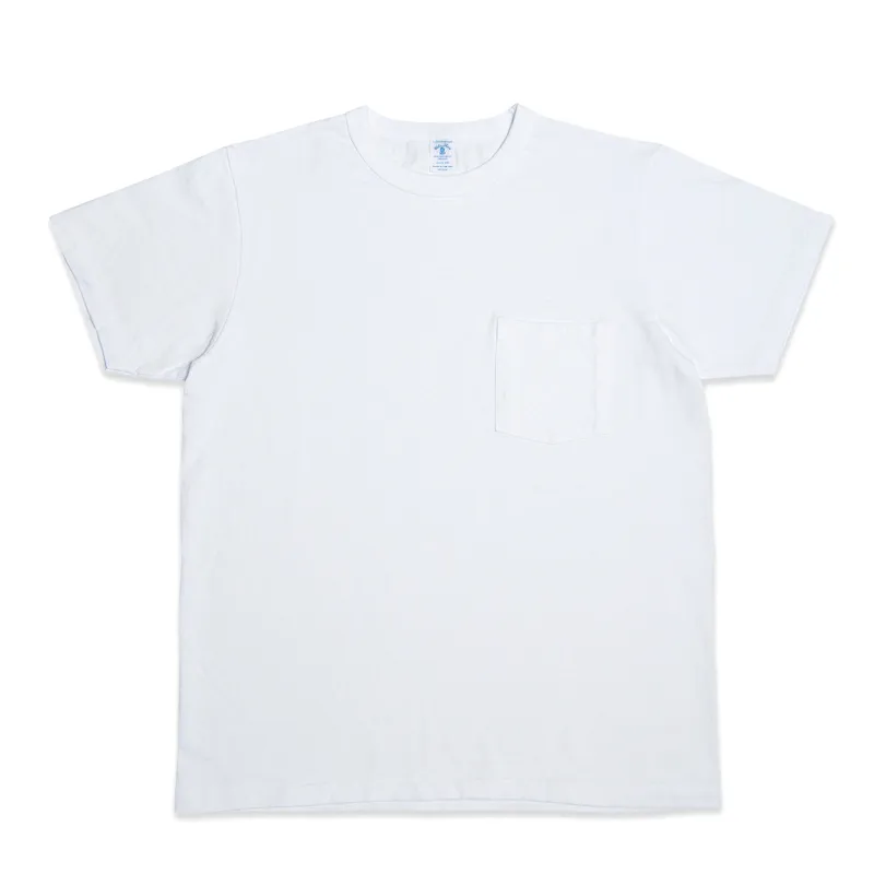 14/1 Pigment Dyed Pocket T-Shirt - White made by Velva Sheen