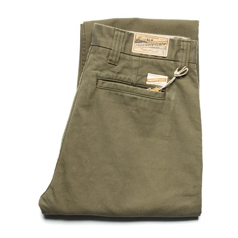 Deck Pant - Olive made by Freenote Cloth