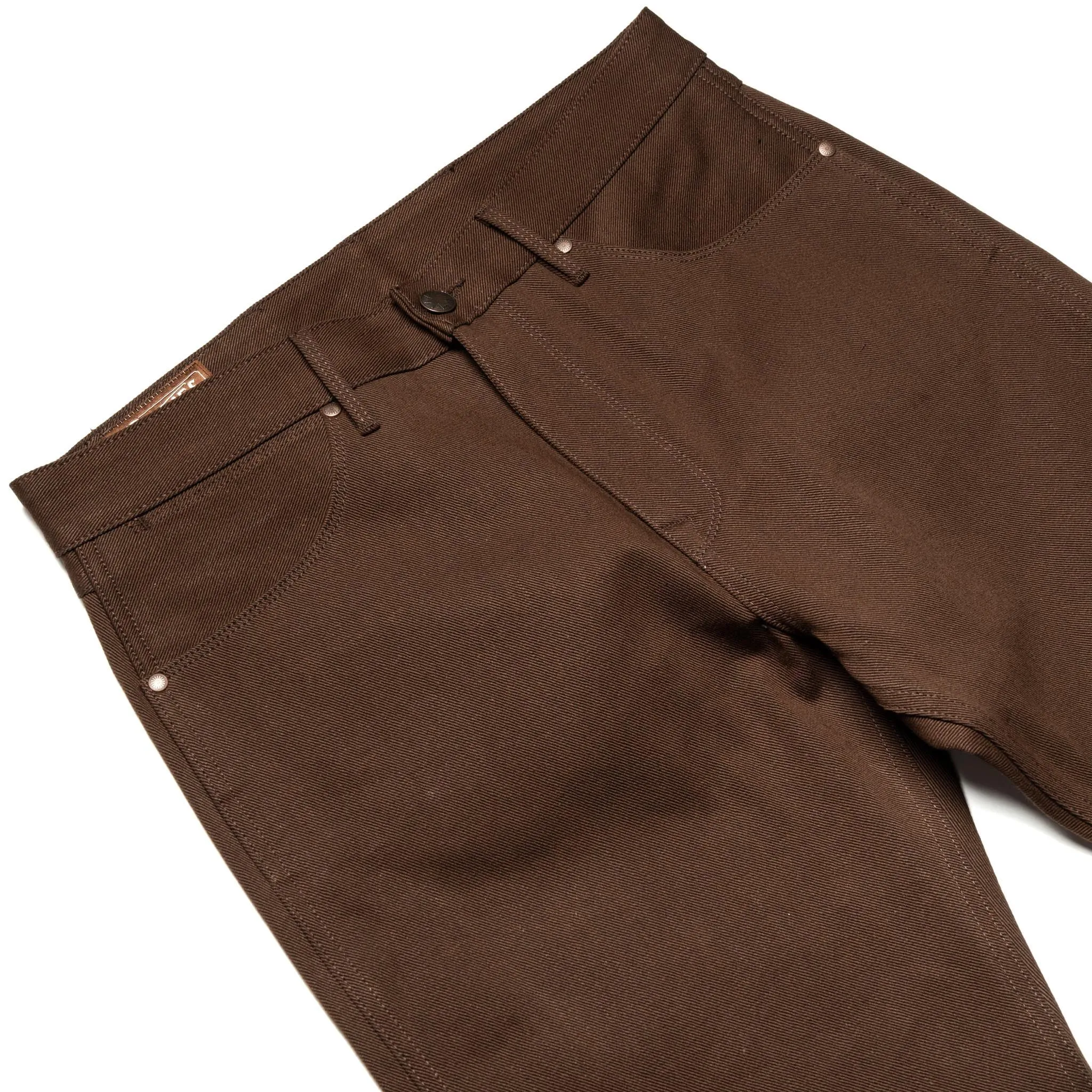 Wilkes Western 15 oz Dark Brown Selvedge Denim sold by BlackBlue product image thumbnail 4