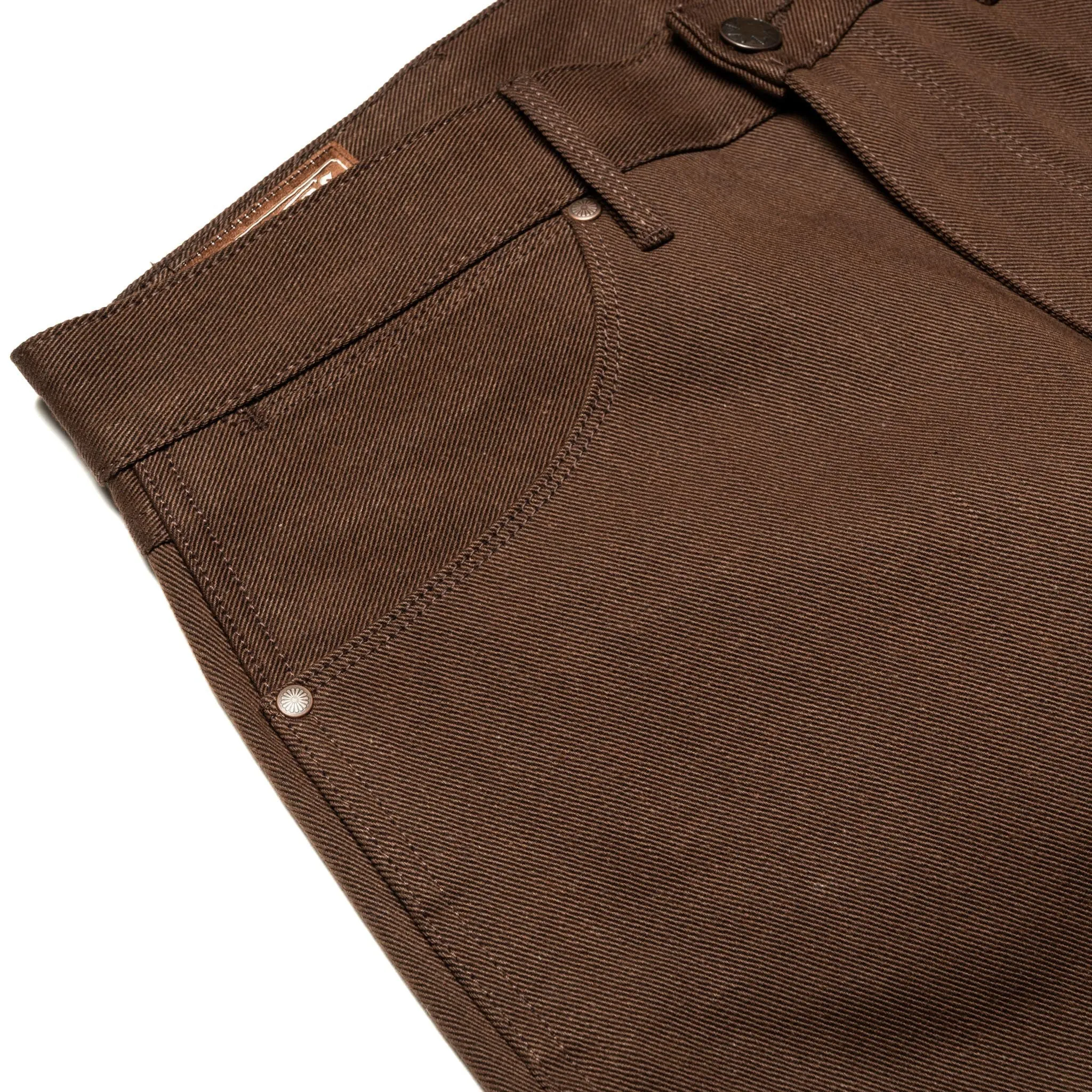 Wilkes Western 15 oz Dark Brown Selvedge Denim sold by BlackBlue product image thumbnail 5