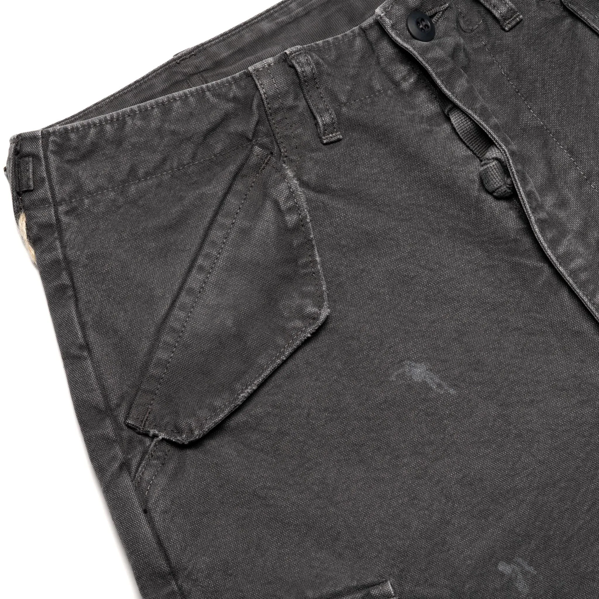 1144VE Tent Cloth Field Cargo Shorts VE (Vintage Effect) Faded Black sold by BlackBlue product image thumbnail 4