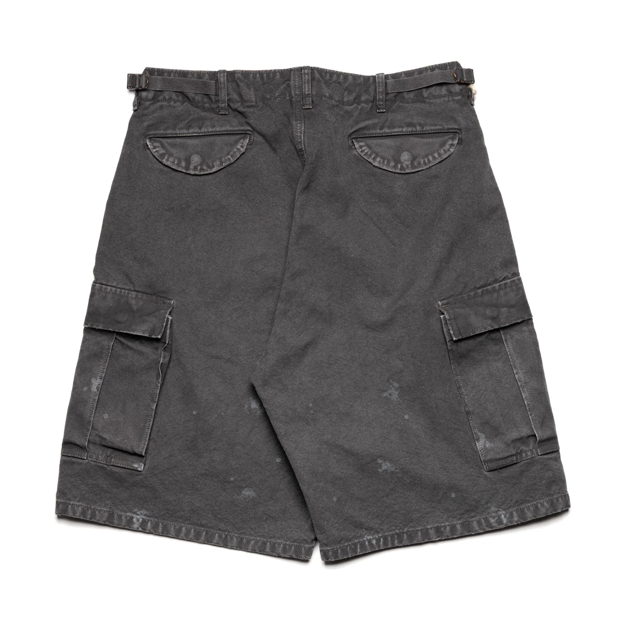 1144VE Tent Cloth Field Cargo Shorts VE (Vintage Effect) Faded Black sold by BlackBlue product image thumbnail 2