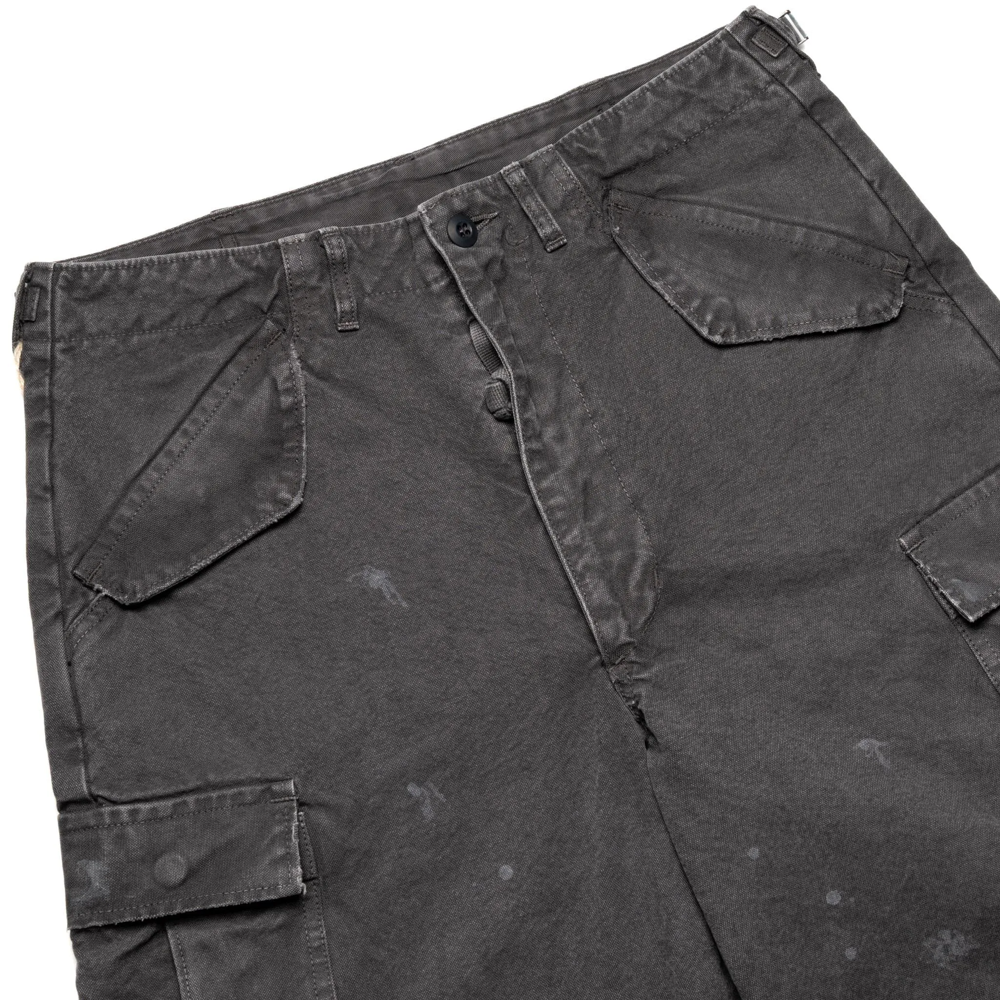 1144VE Tent Cloth Field Cargo Shorts VE (Vintage Effect) Faded Black sold by BlackBlue product image thumbnail 3