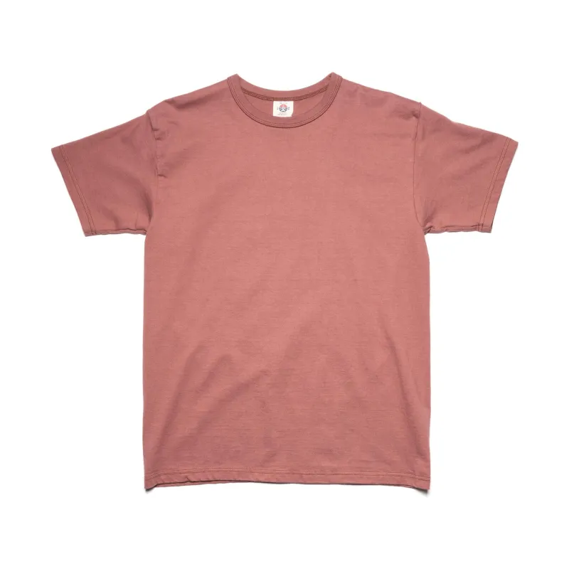 SJST-ML Heavyweight Plain T-Shirt - Ankoh Red made by Samurai Jeans