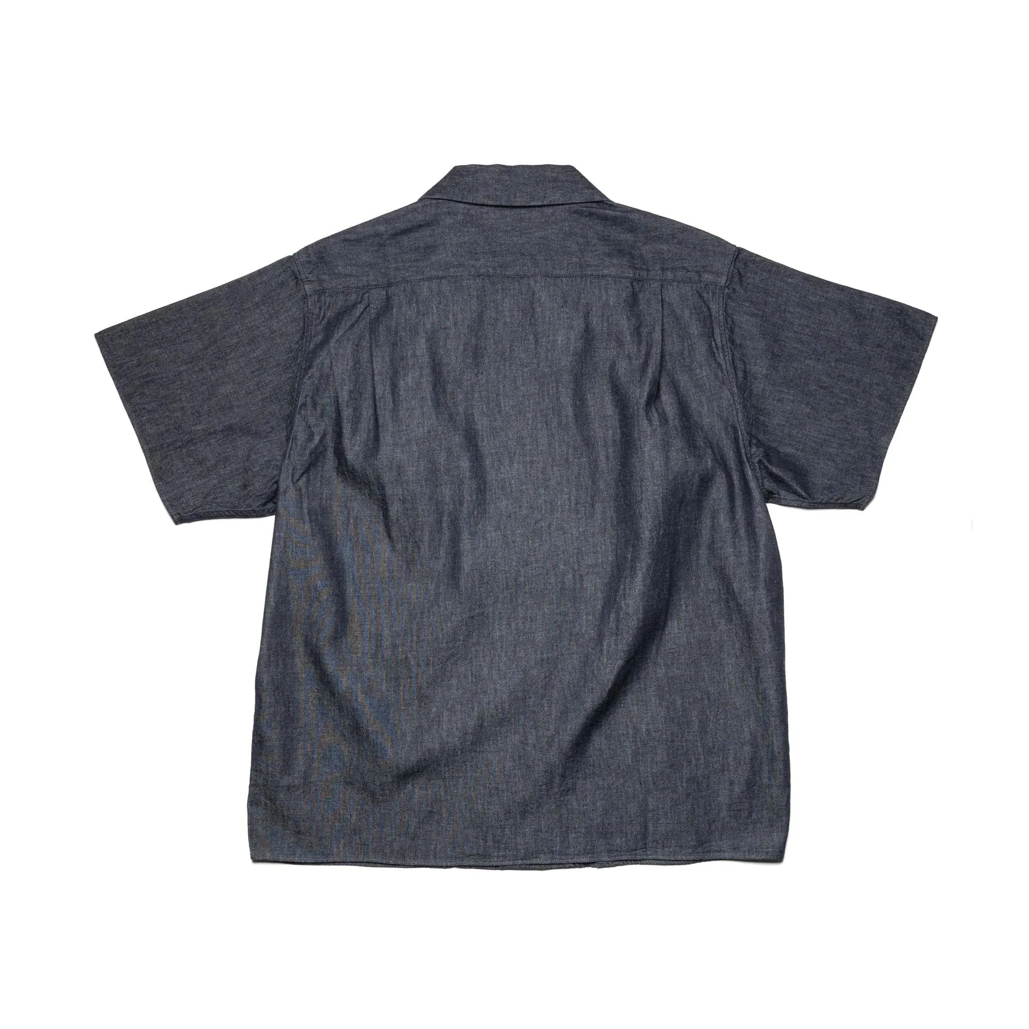 4100-2 Denim Open Collar S/S Shirt - Indigo sold by BlackBlue product image thumbnail 2