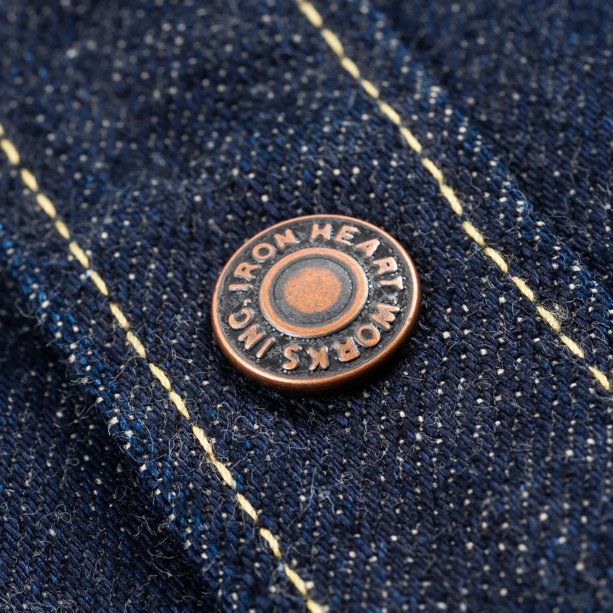 IHSH-292-IND 18oz Vintage Selvedge Denim CPO Shirt - Indigo sold by BlackBlue product image thumbnail 5