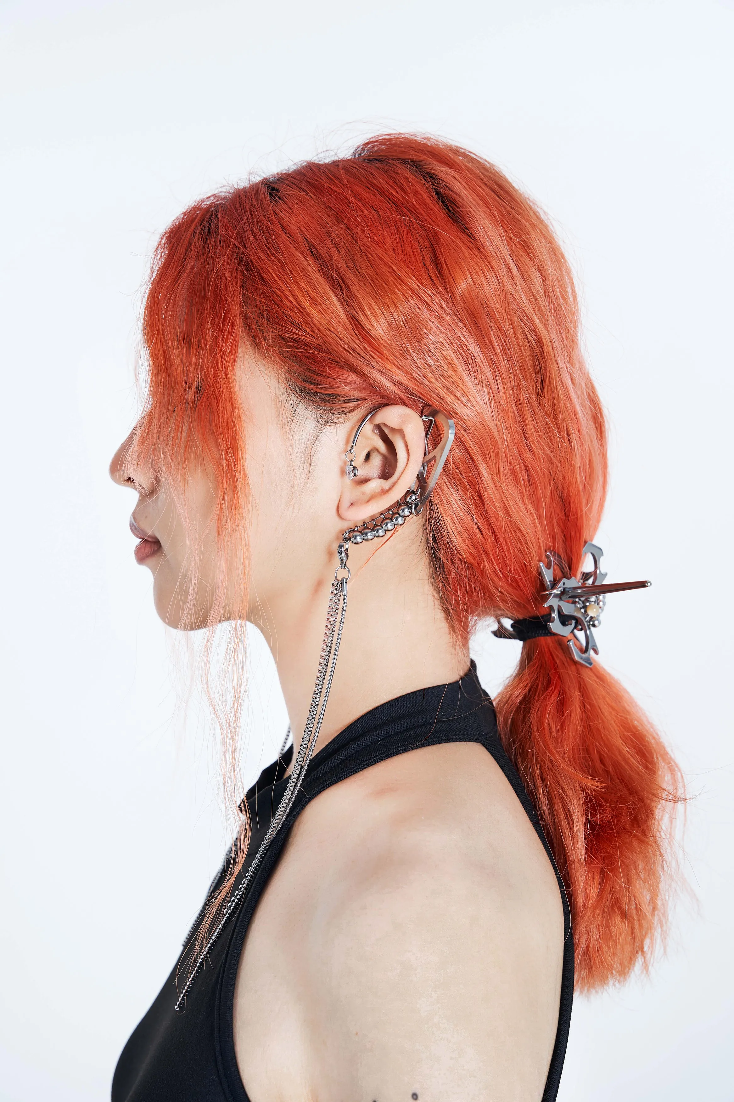 Fervooor Cyberpunk Elf Ear earrings sold by Fervooor product image thumbnail 2