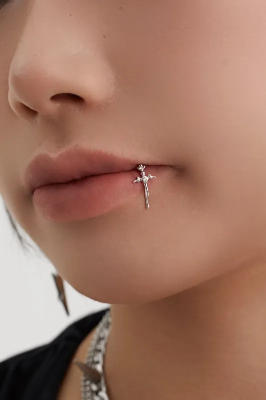 Fervooor Sword silver lip cuff sold by Fervooor