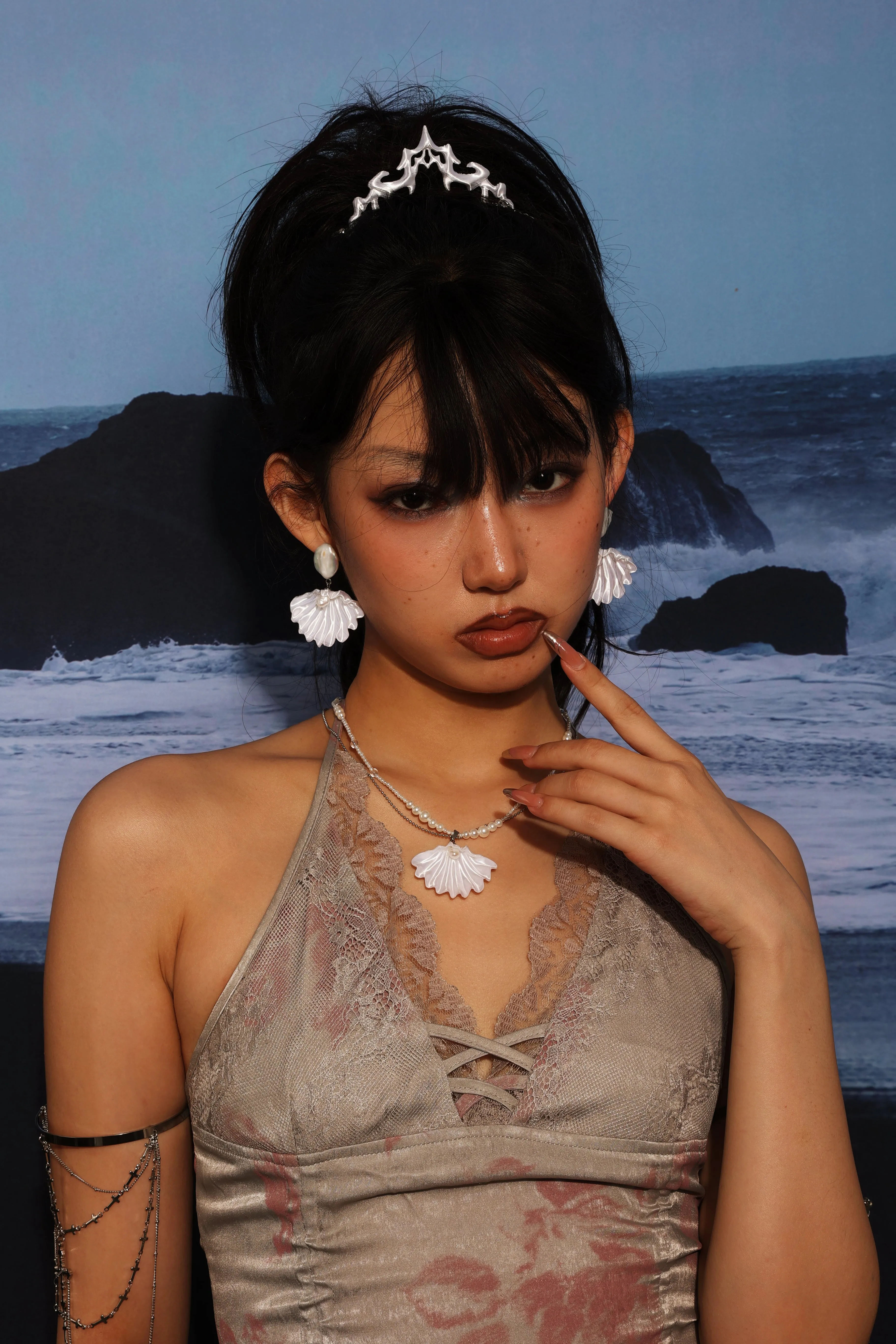 Fervooor Urban Mermaid Sea Shell Pearl Necklace sold by Fervooor product image thumbnail 2