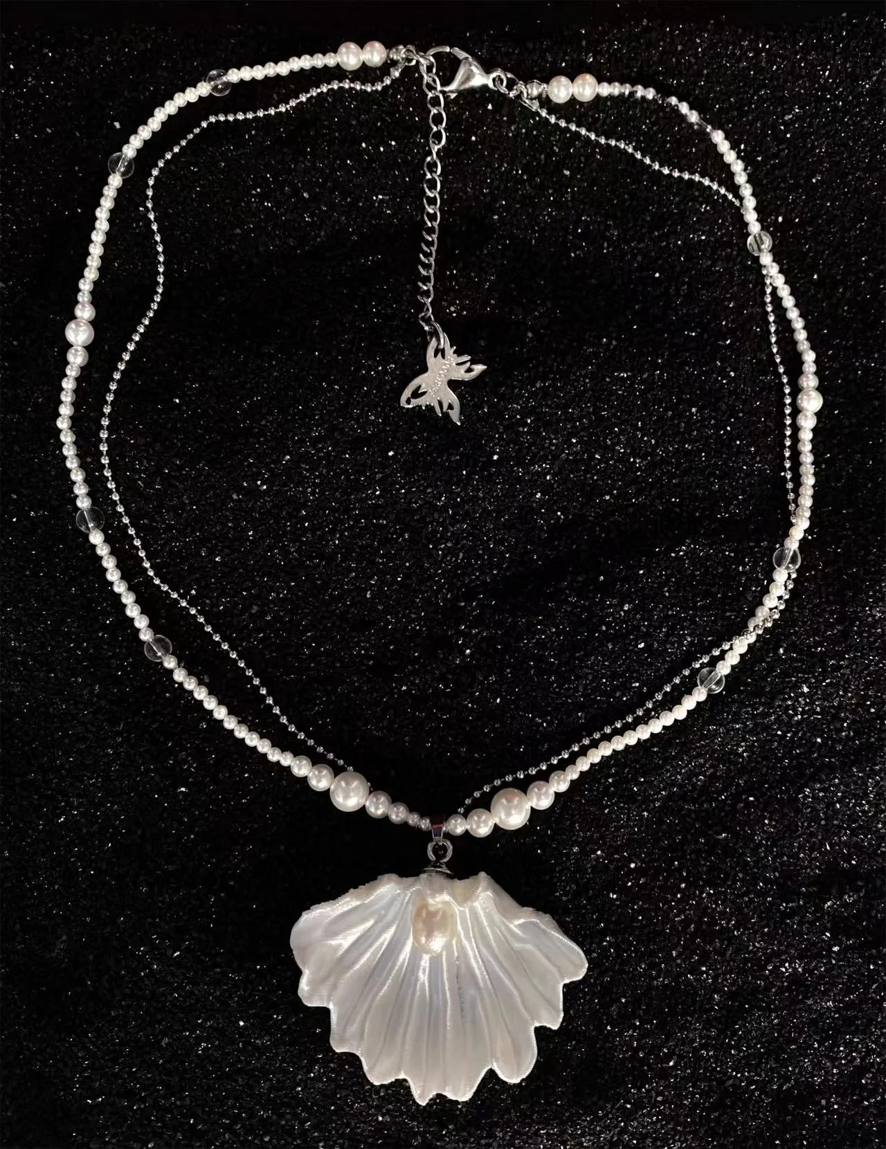 Fervooor Urban Mermaid Sea Shell Pearl Necklace sold by Fervooor product image thumbnail 5