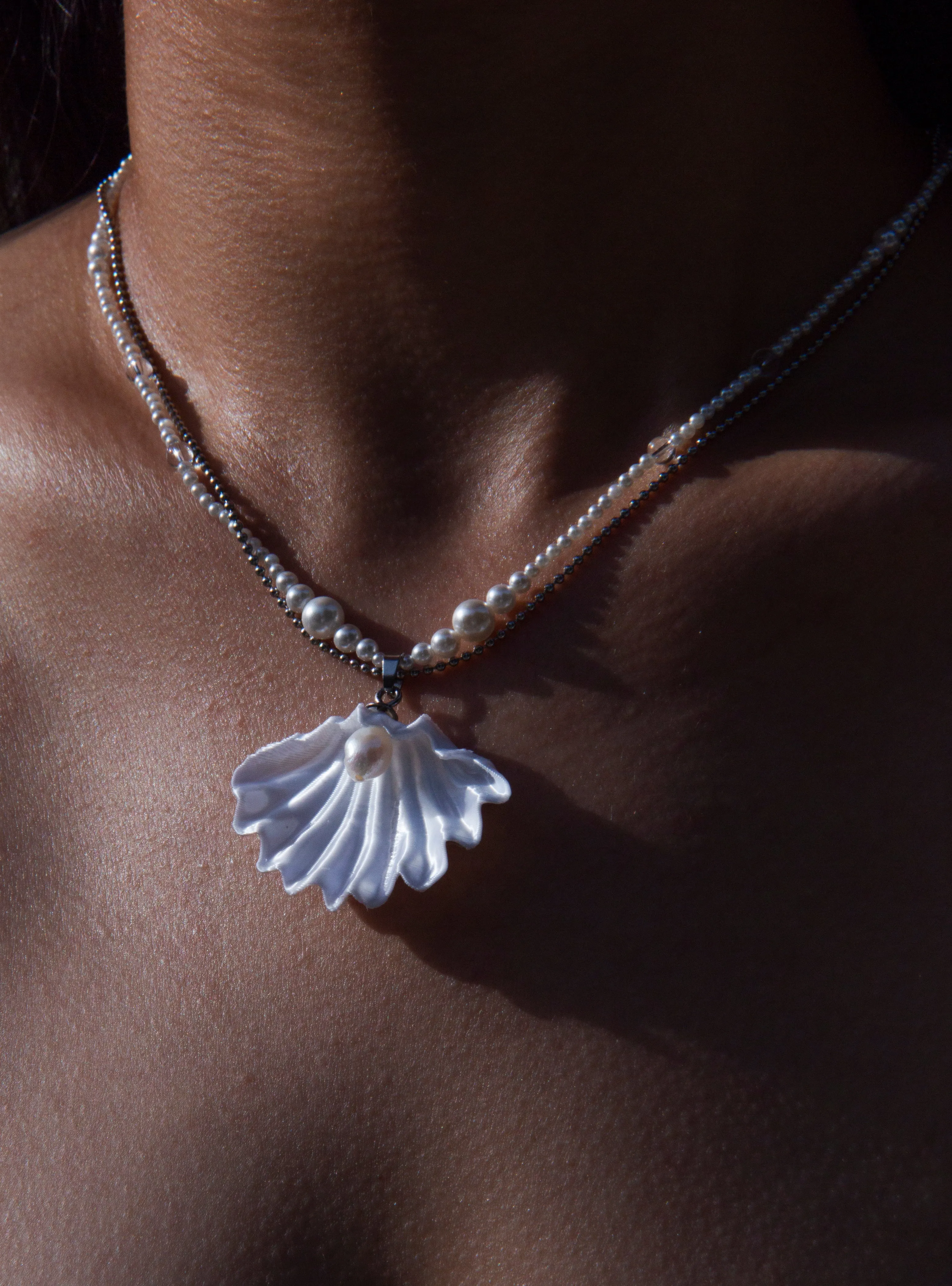 Fervooor Urban Mermaid Sea Shell Pearl Necklace sold by Fervooor product image thumbnail 4